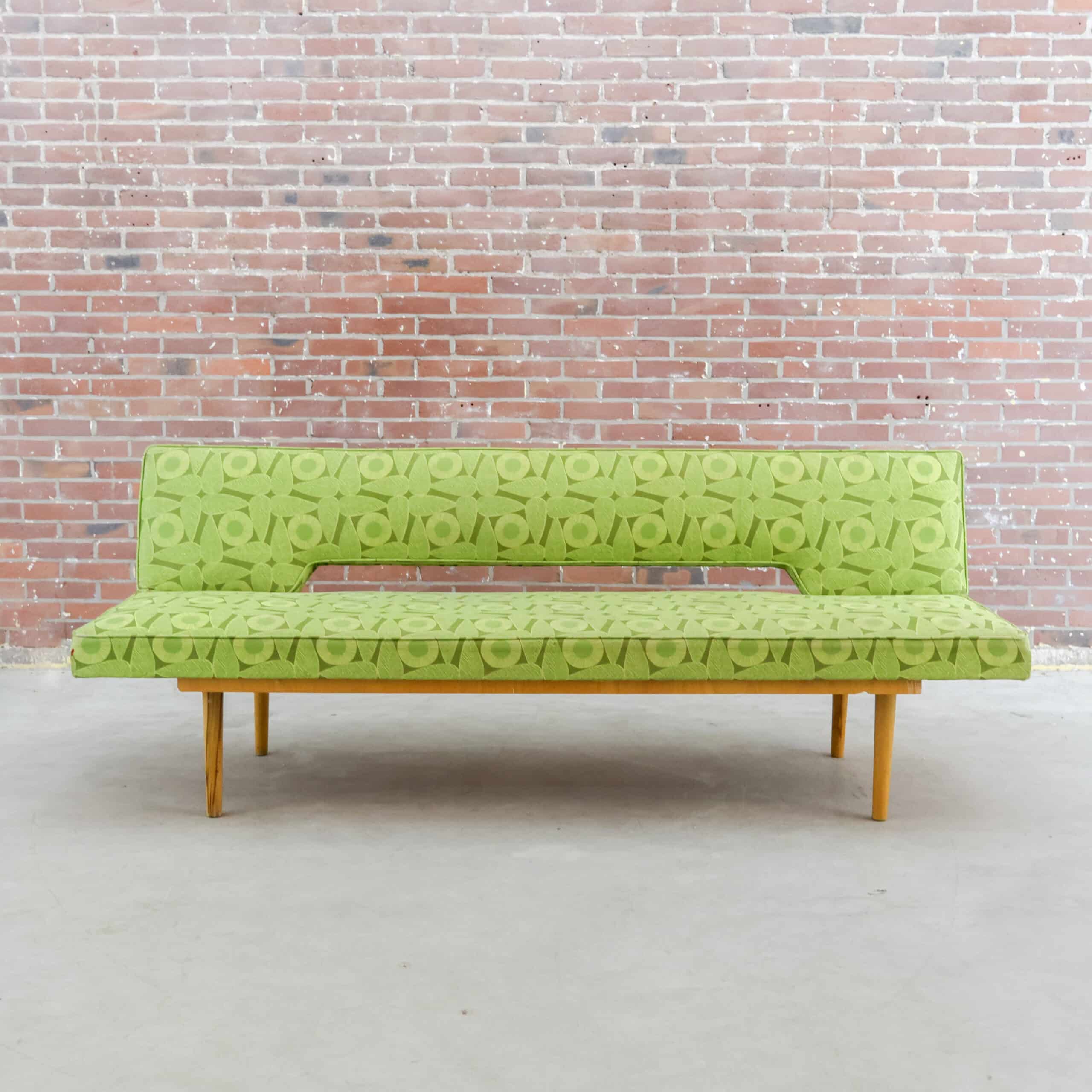 Mid century daybed / slaapbank - Afbeelding 2