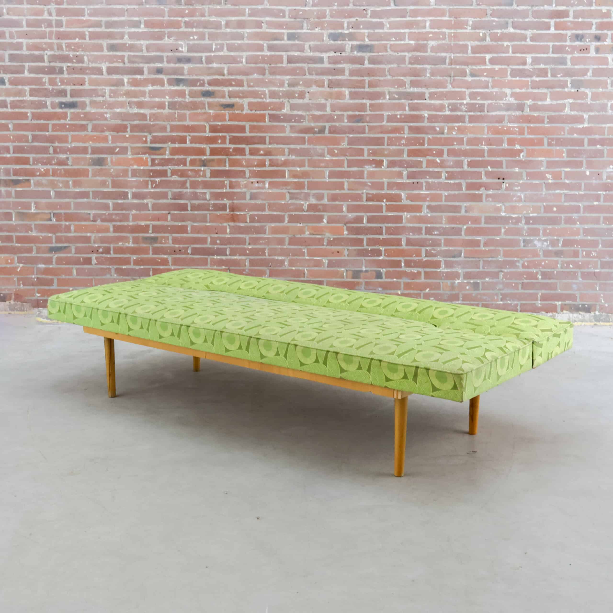 Mid century daybed / slaapbank - Afbeelding 3