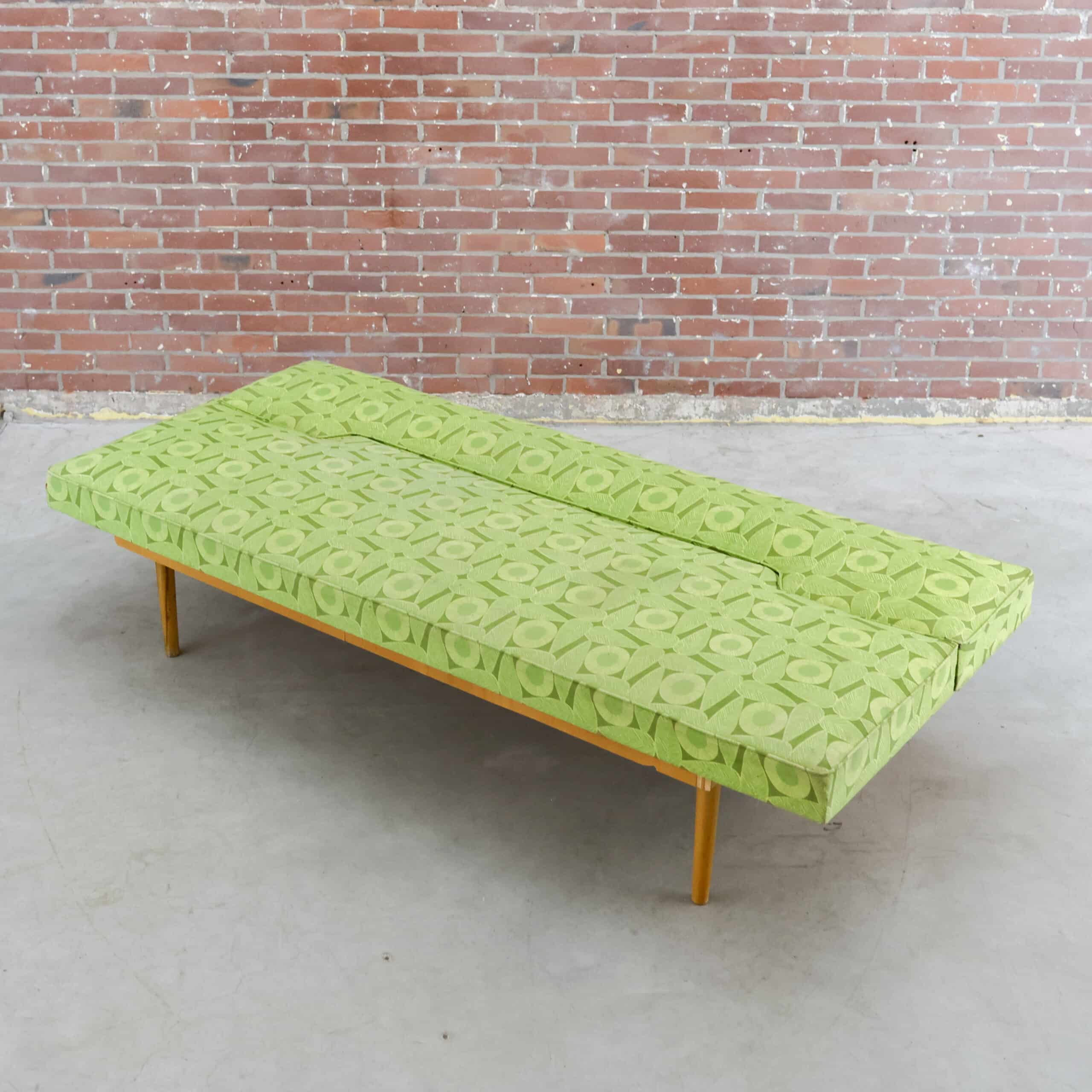 Mid century daybed / slaapbank - Afbeelding 4