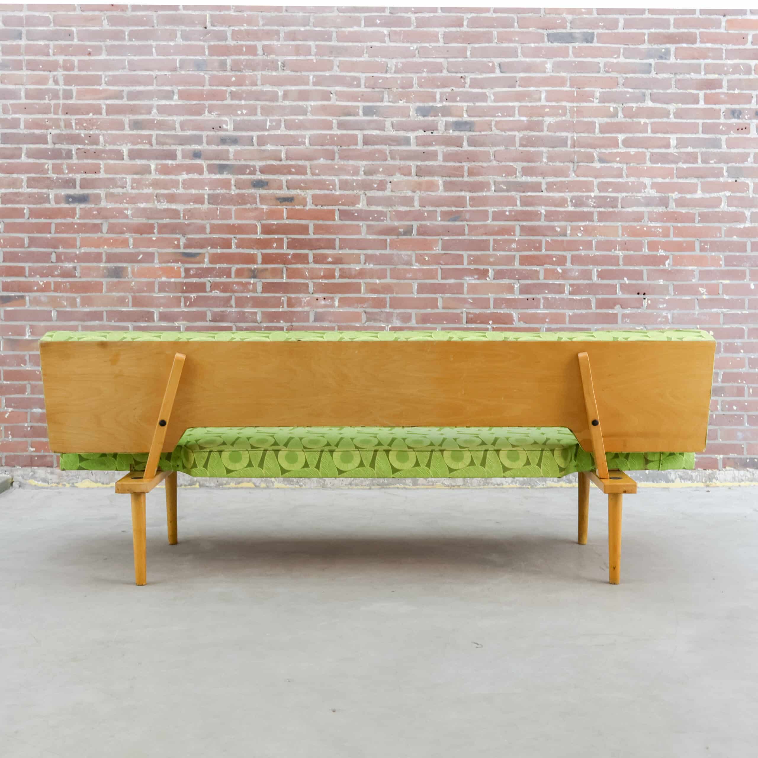 Mid century daybed / slaapbank - Afbeelding 11