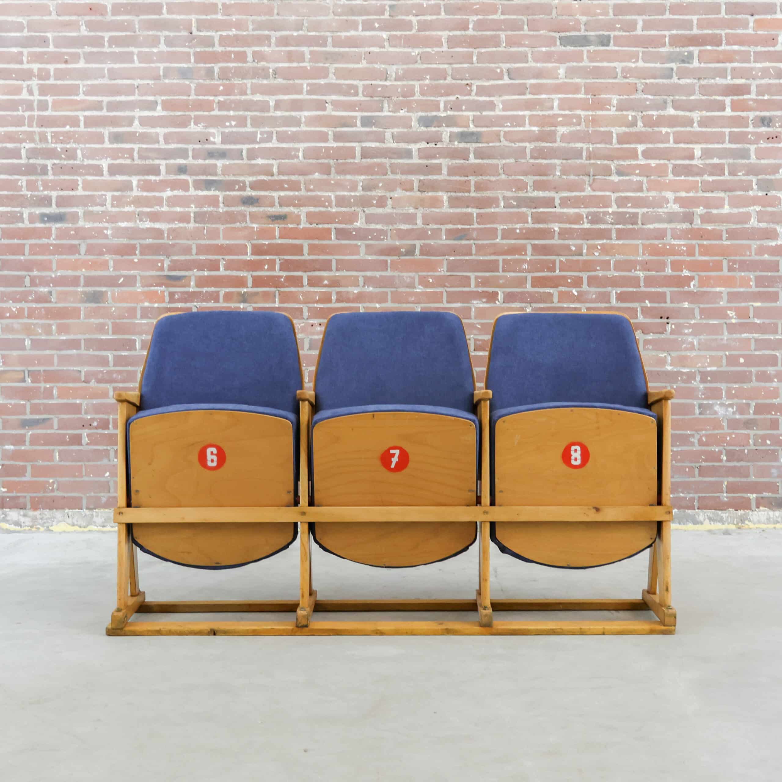 Vintage bioscoopstoelen - Afbeelding 3