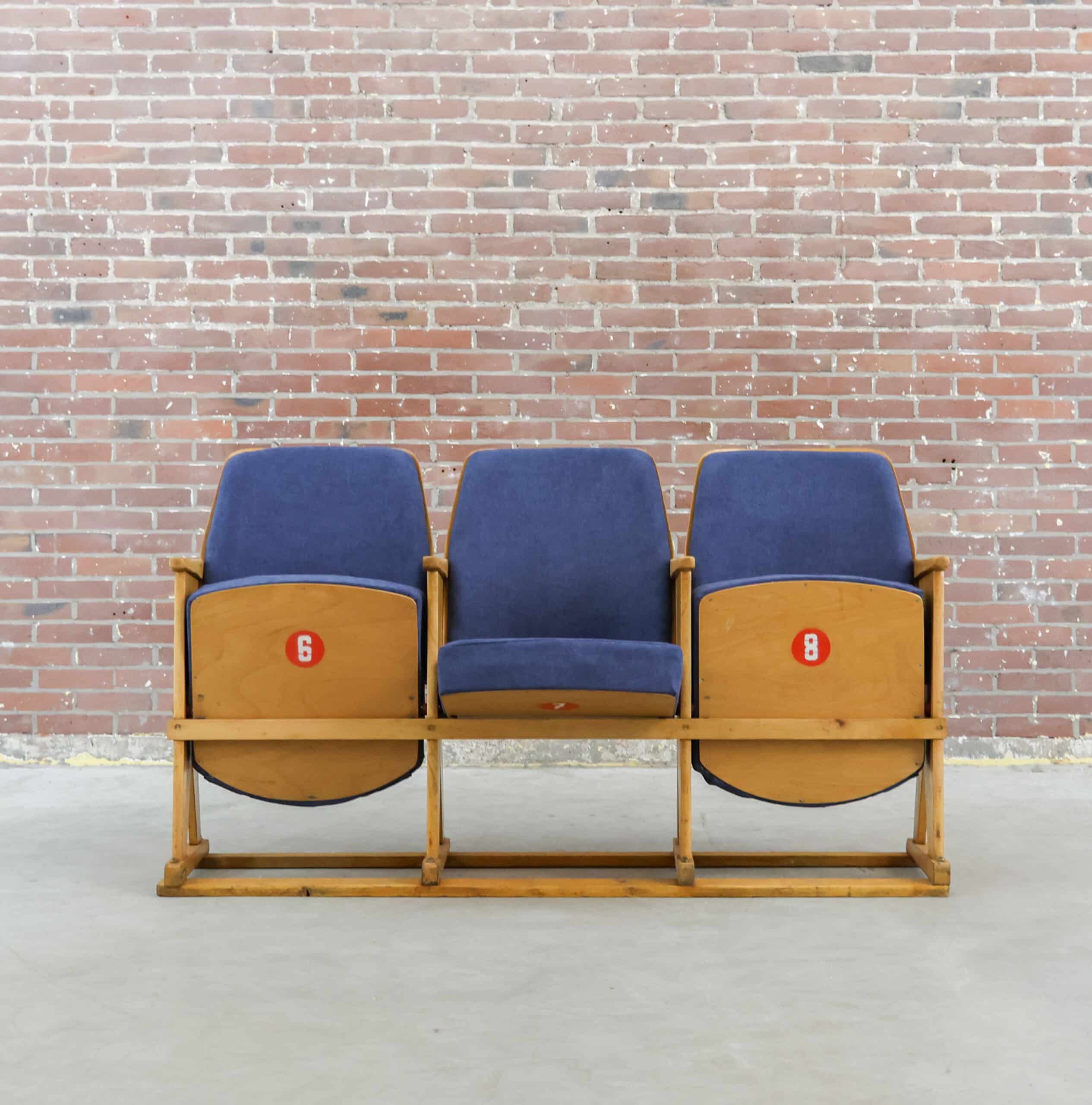 Vintage bioscoopstoelen - Afbeelding 5