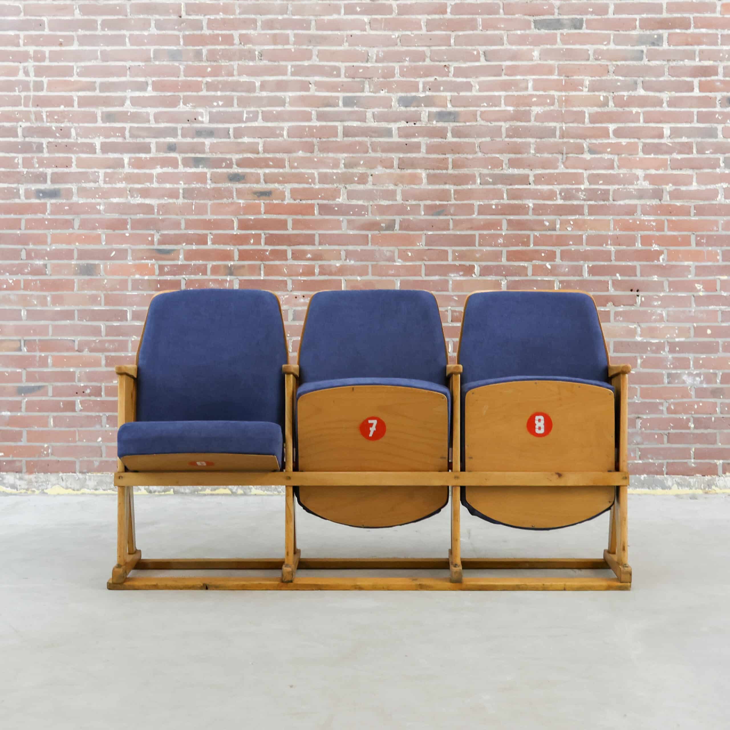 Vintage bioscoopstoelen - Afbeelding 6
