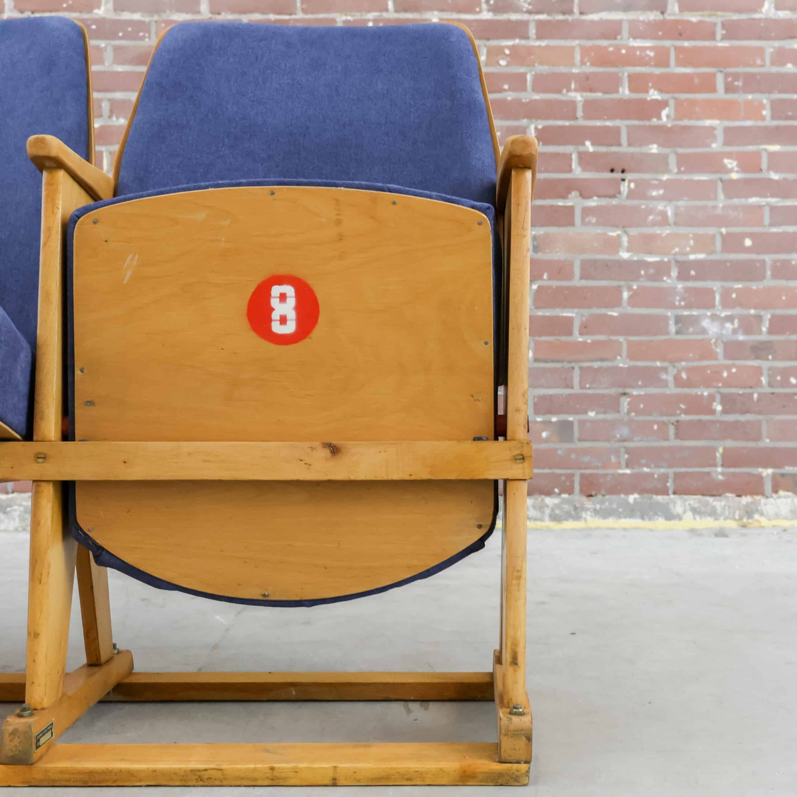 Vintage bioscoopstoelen - Afbeelding 8