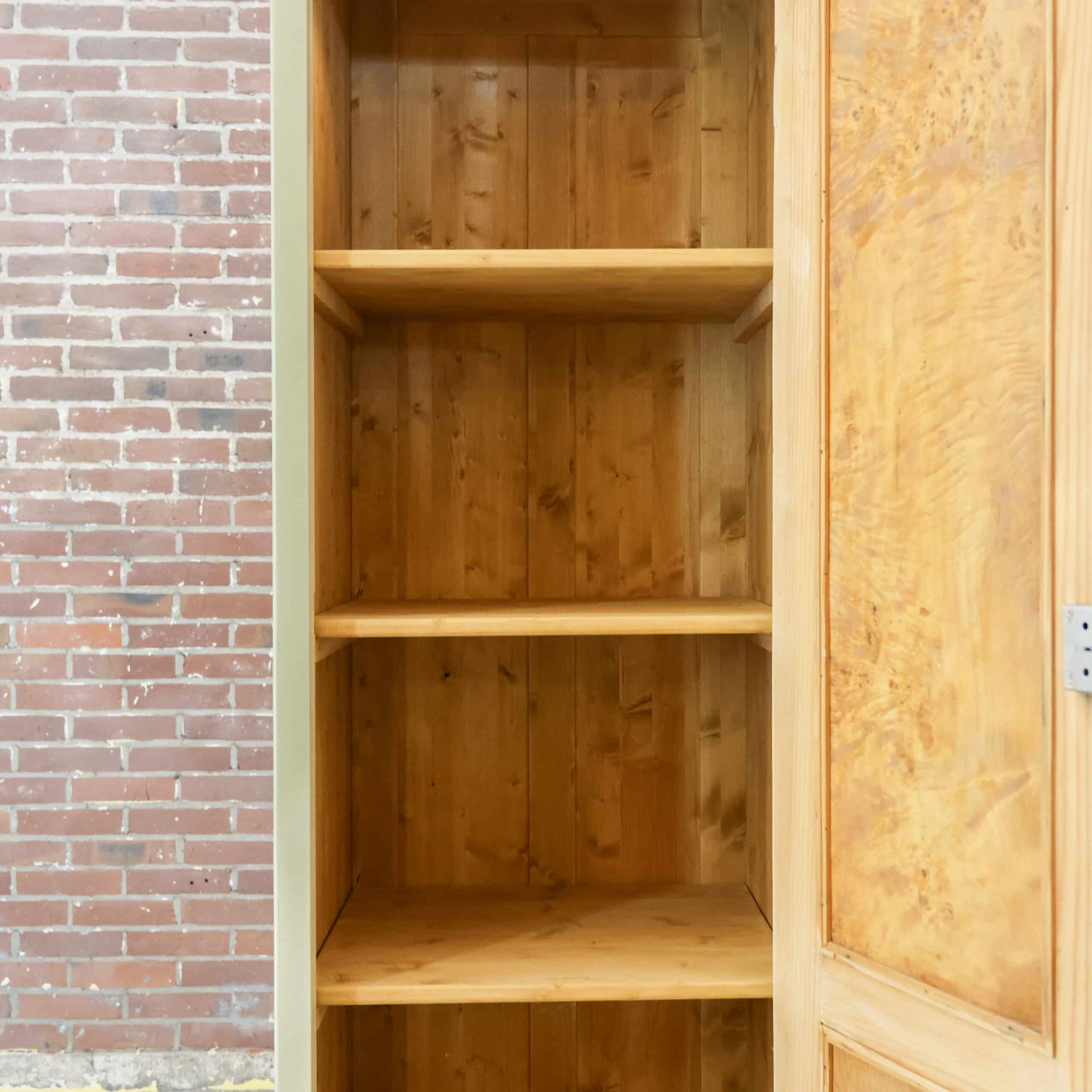 Brocante eendeurs linnenkast - Afbeelding 3