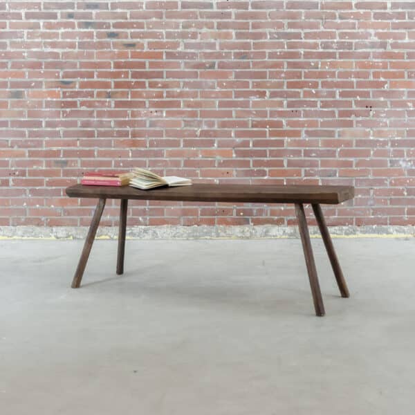 Brocante houten bankje