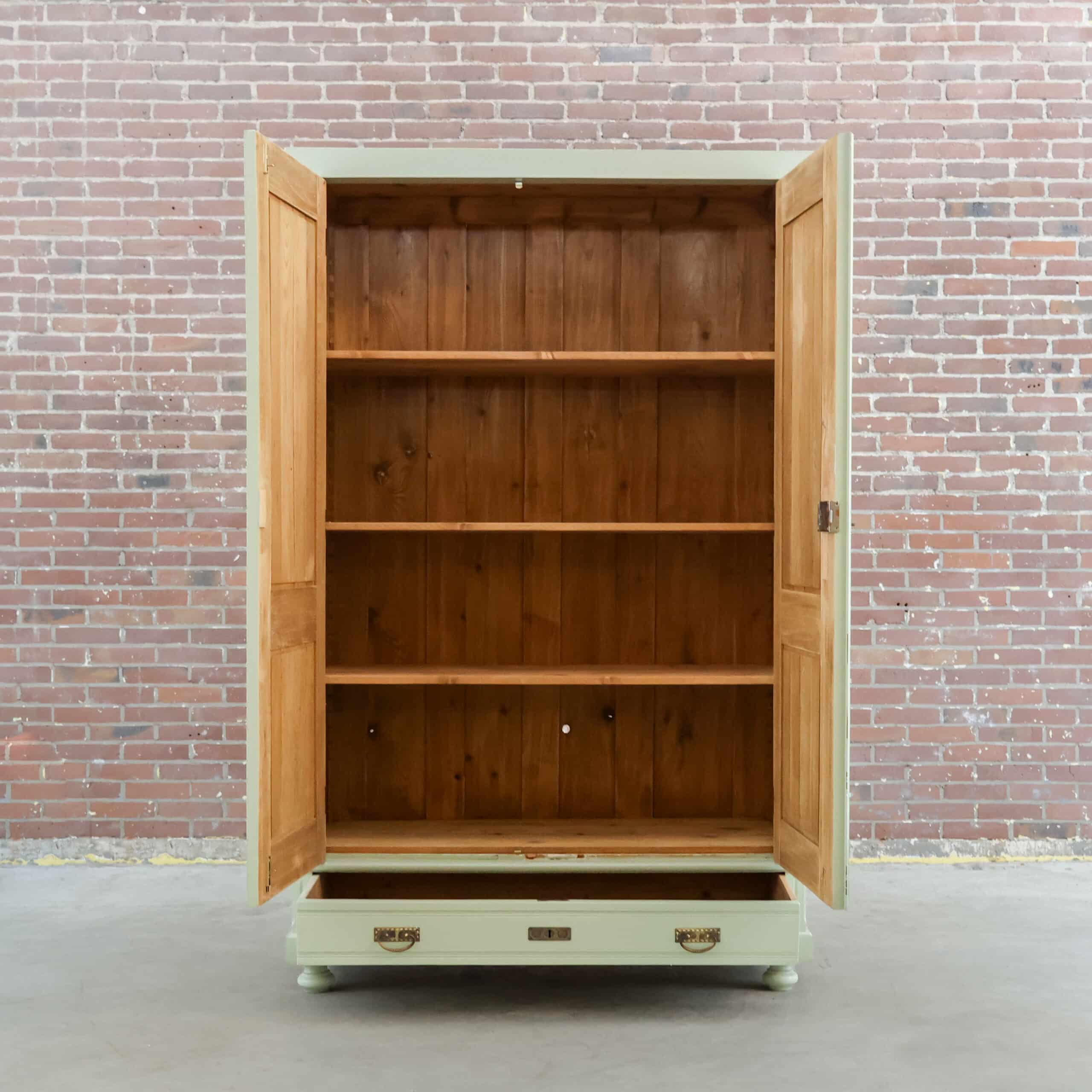 Brocante linnenkast - Afbeelding 2