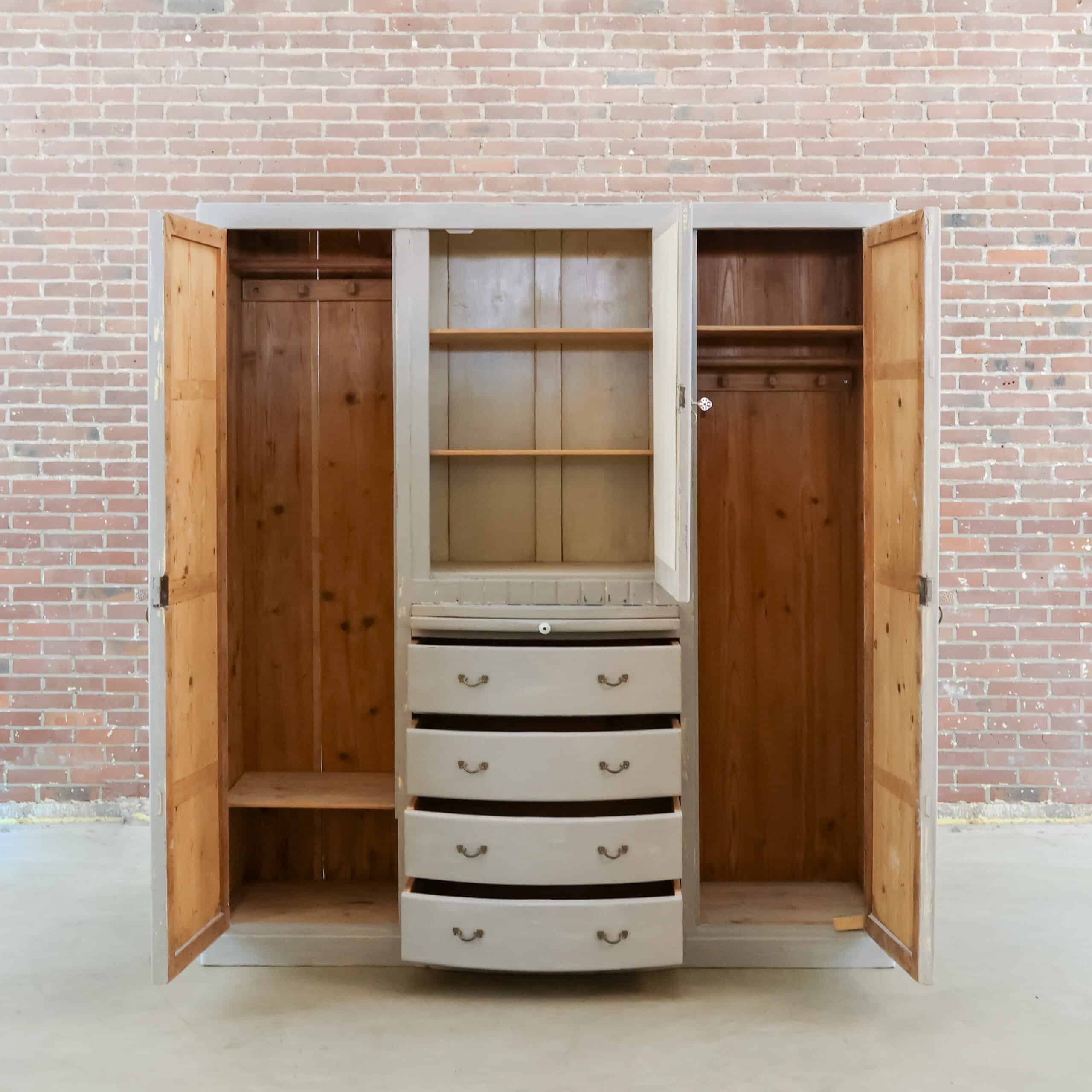 Brocante linnenkast - Afbeelding 2