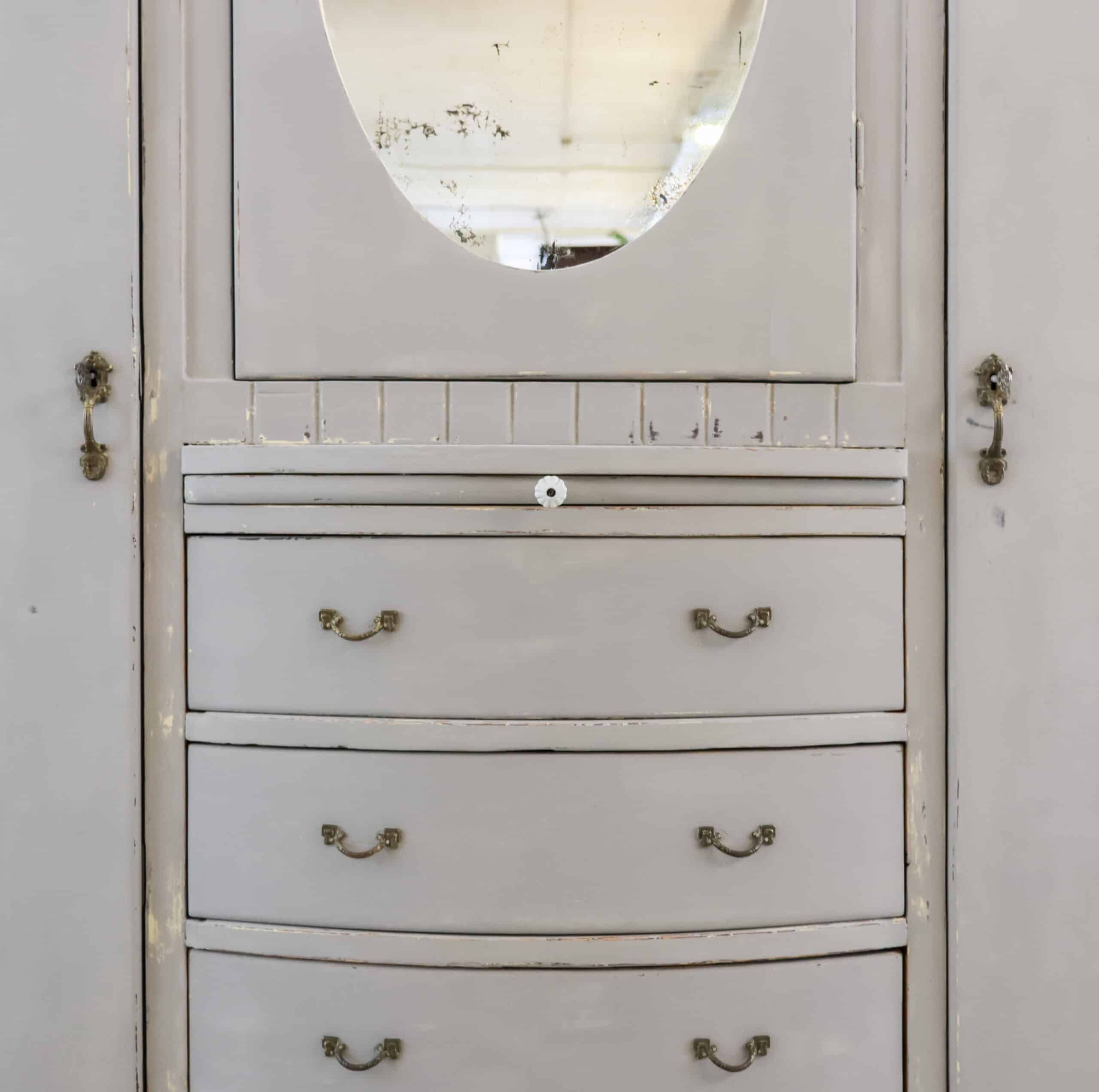 Brocante linnenkast - Afbeelding 8