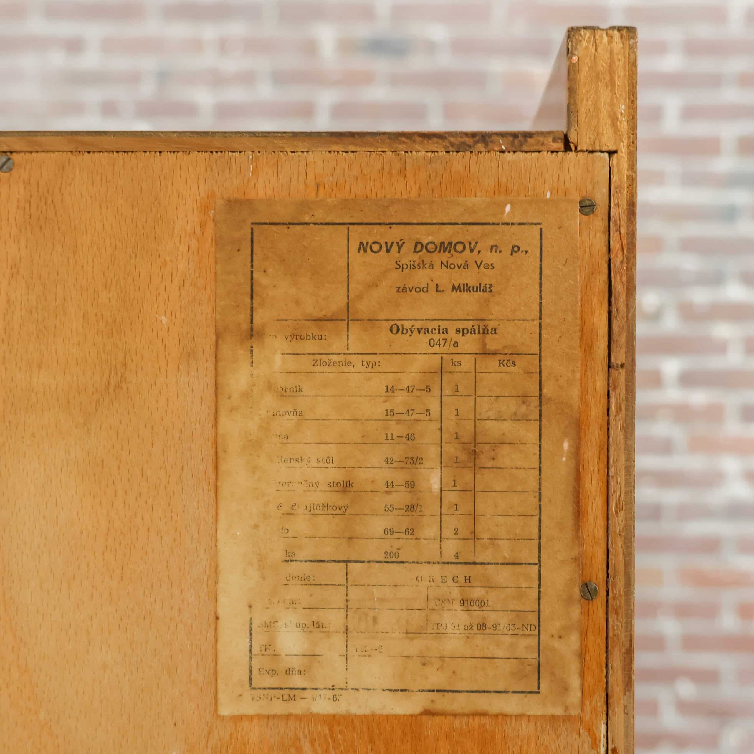 Vintage boekenkast - Novy Domov - Afbeelding 11