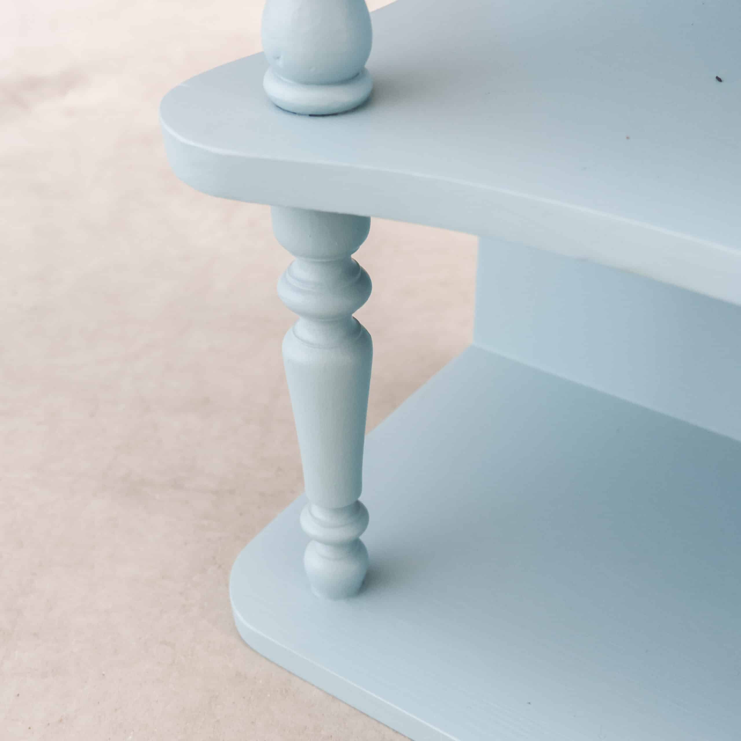 Brocante blauwe hangkast - Afbeelding 6