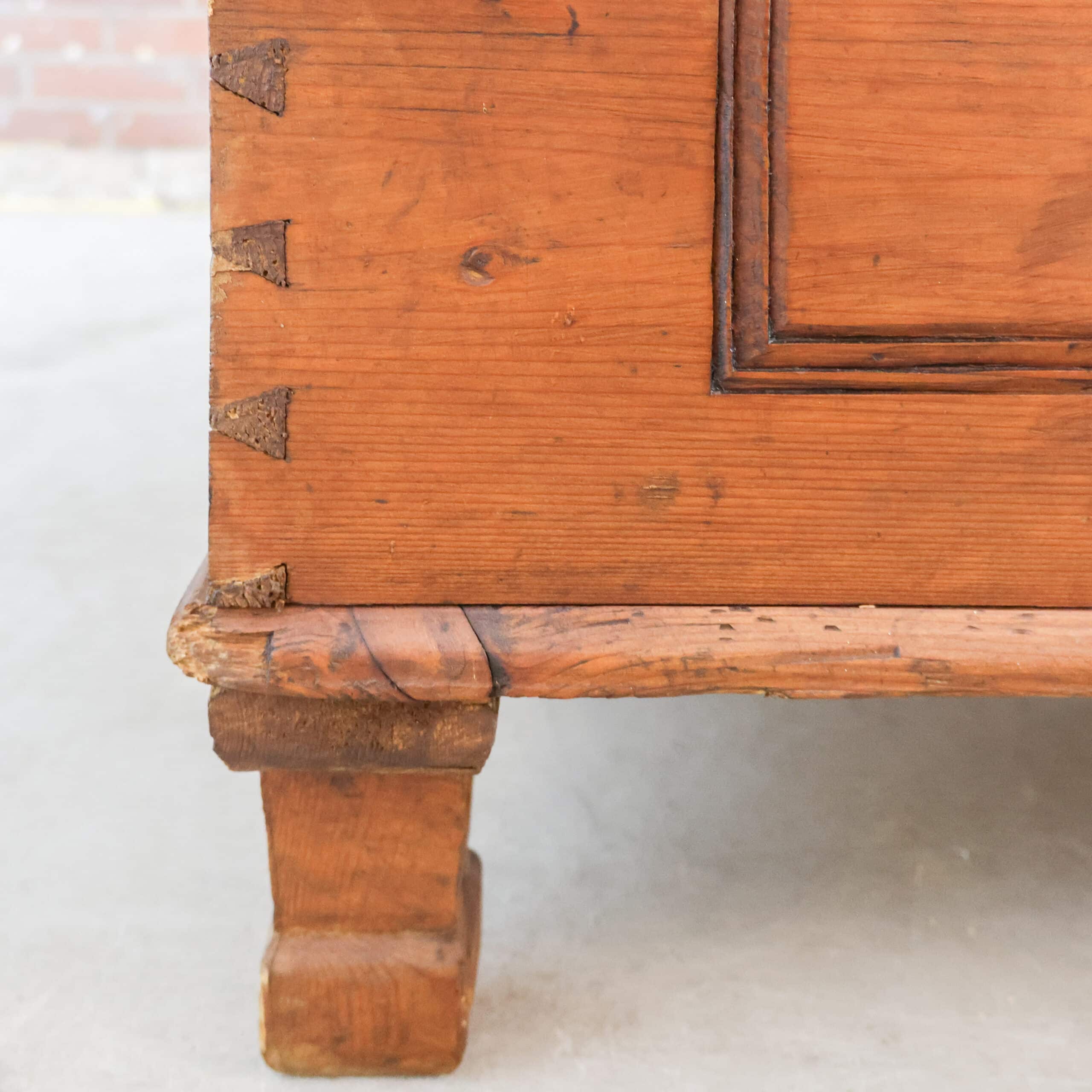 Antieke houten kist - Afbeelding 10