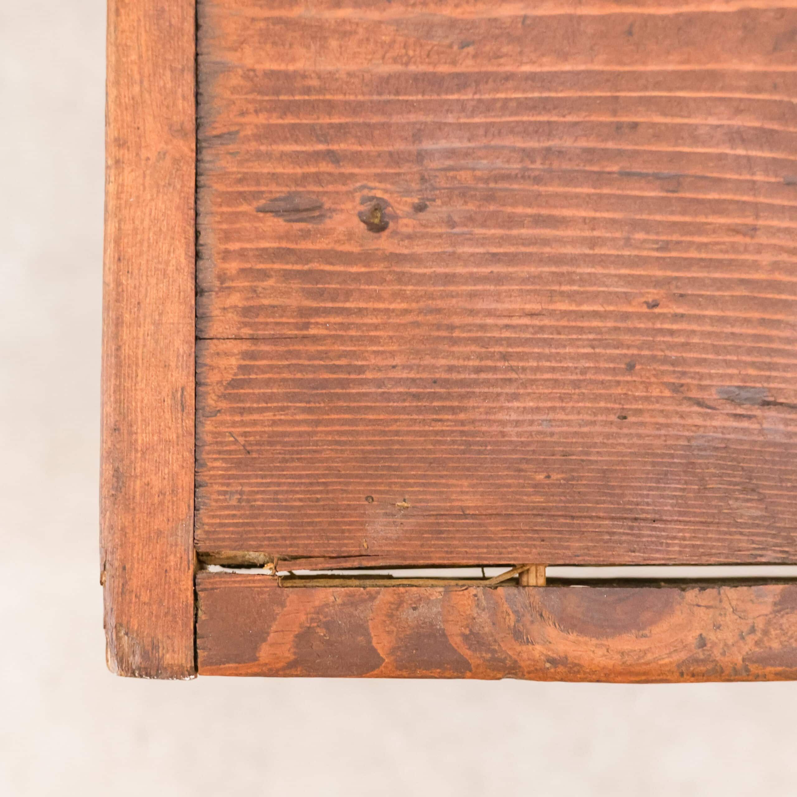 Antieke houten kist - Afbeelding 8