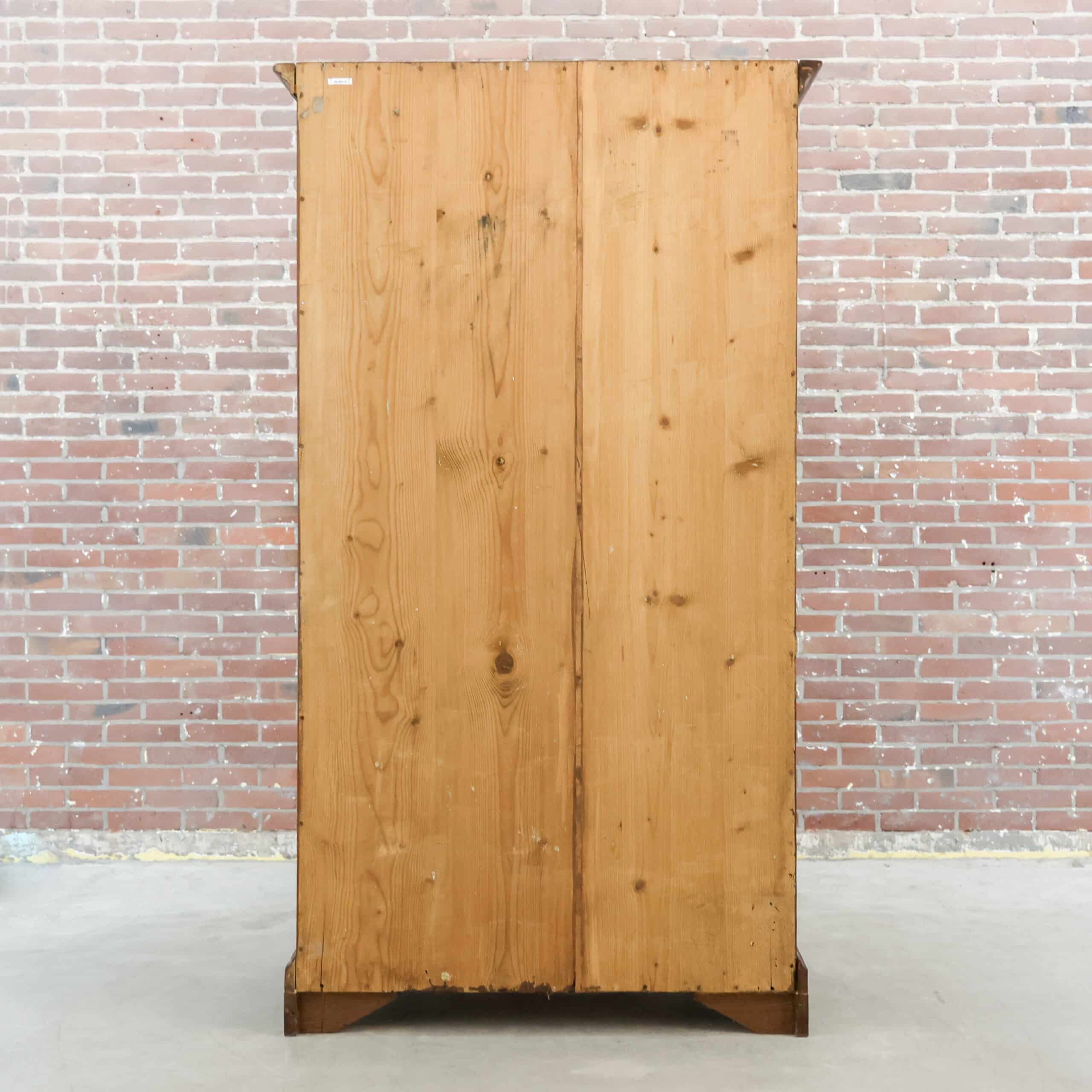 Antieke eendeurs kast - Afbeelding 9