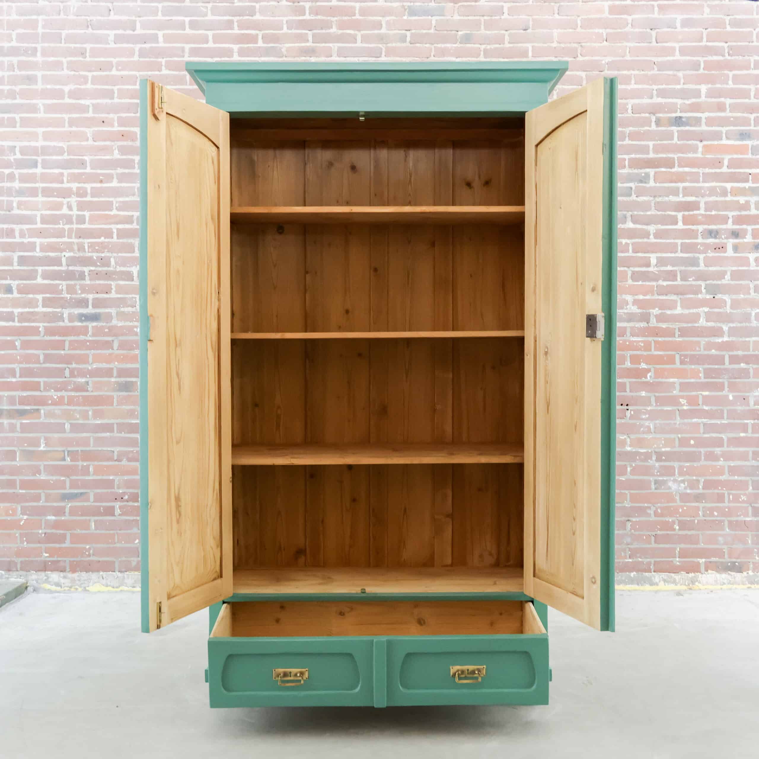Brocante linnenkast - Afbeelding 2