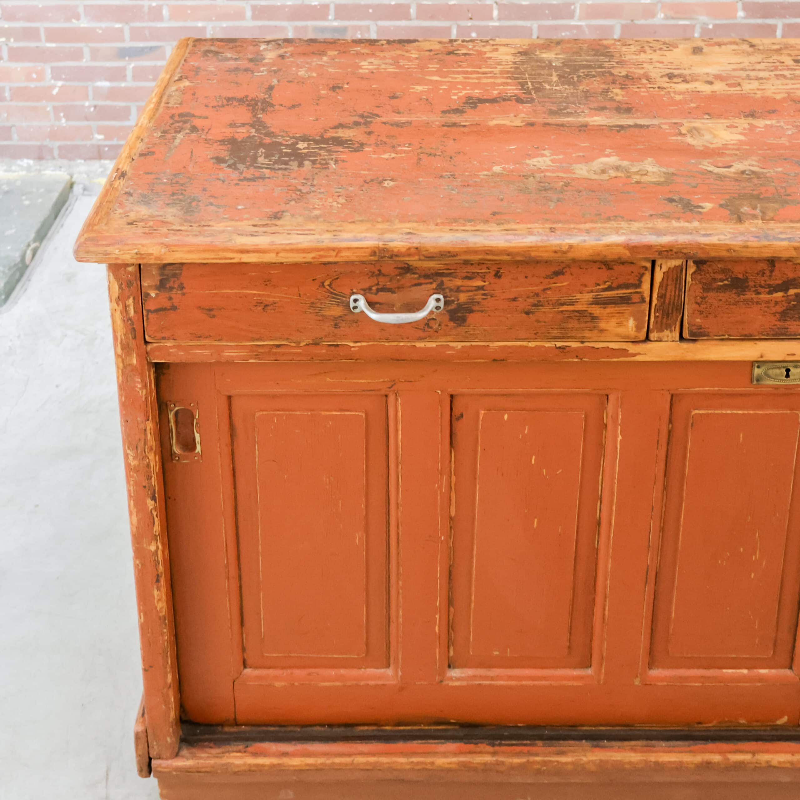 Brocante dressoir met schuifdeuren – Bild 8