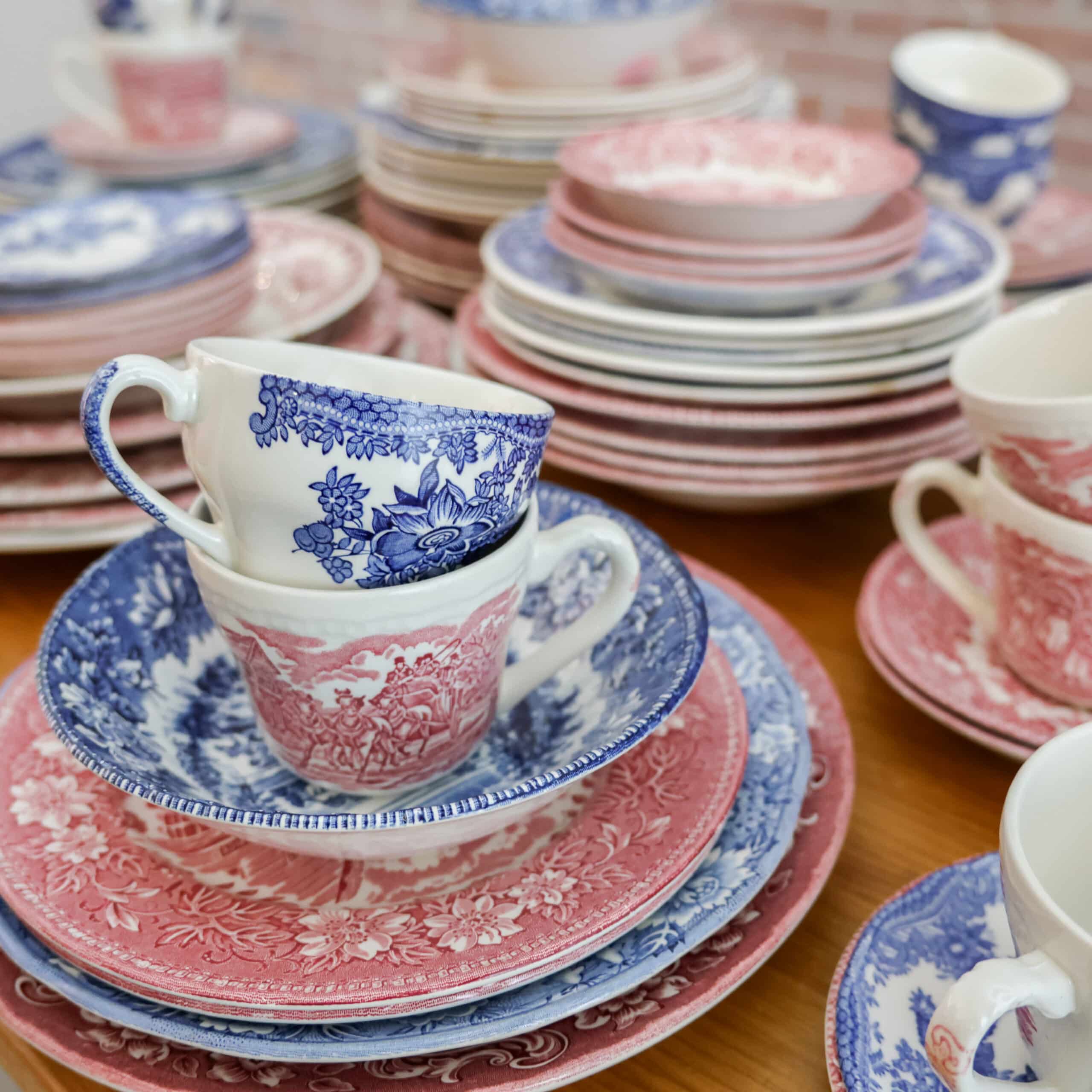 Brocante servies - Afbeelding 2