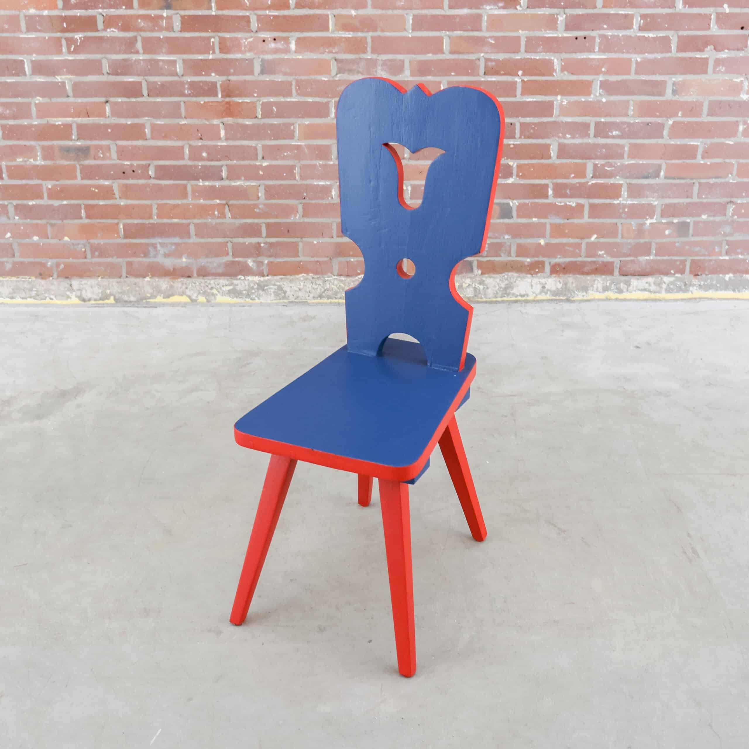 Houten folklore eetkamerstoelen - Afbeelding 3