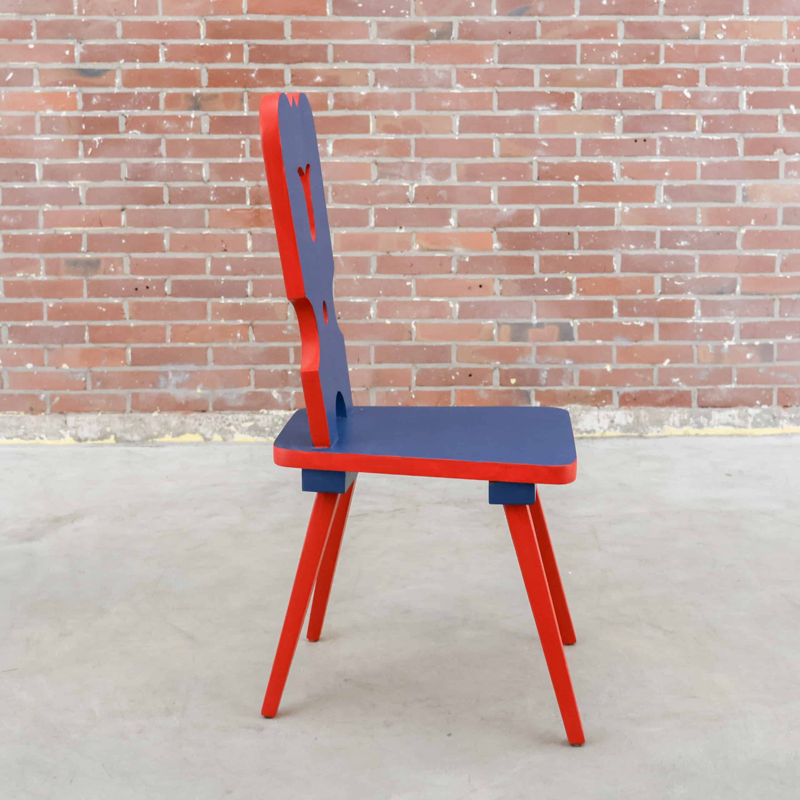 Houten folklore eetkamerstoelen - Afbeelding 5