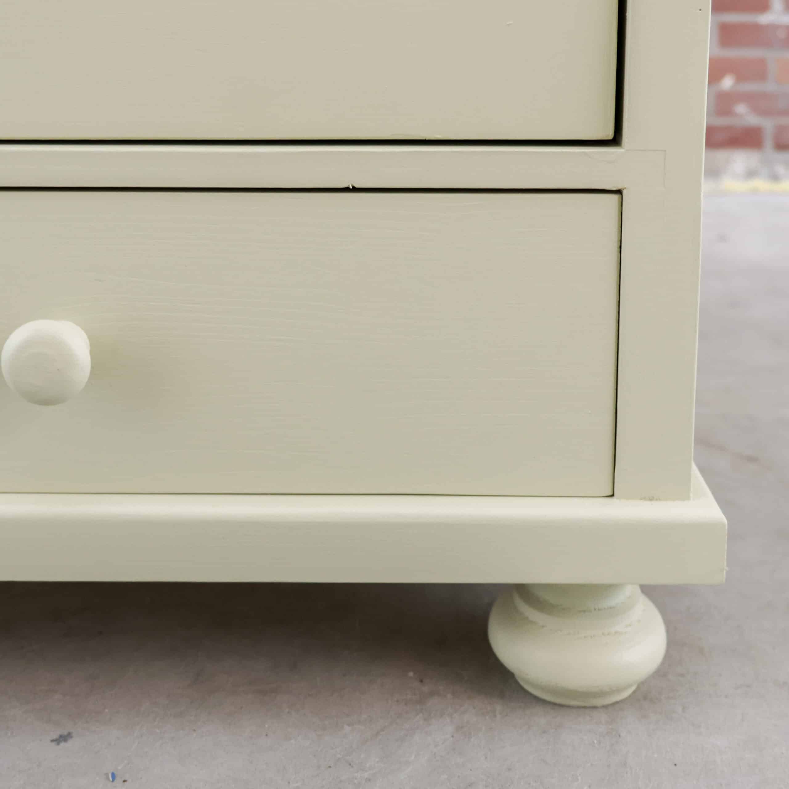 Brocante eendeurs linnenkast - Afbeelding 6