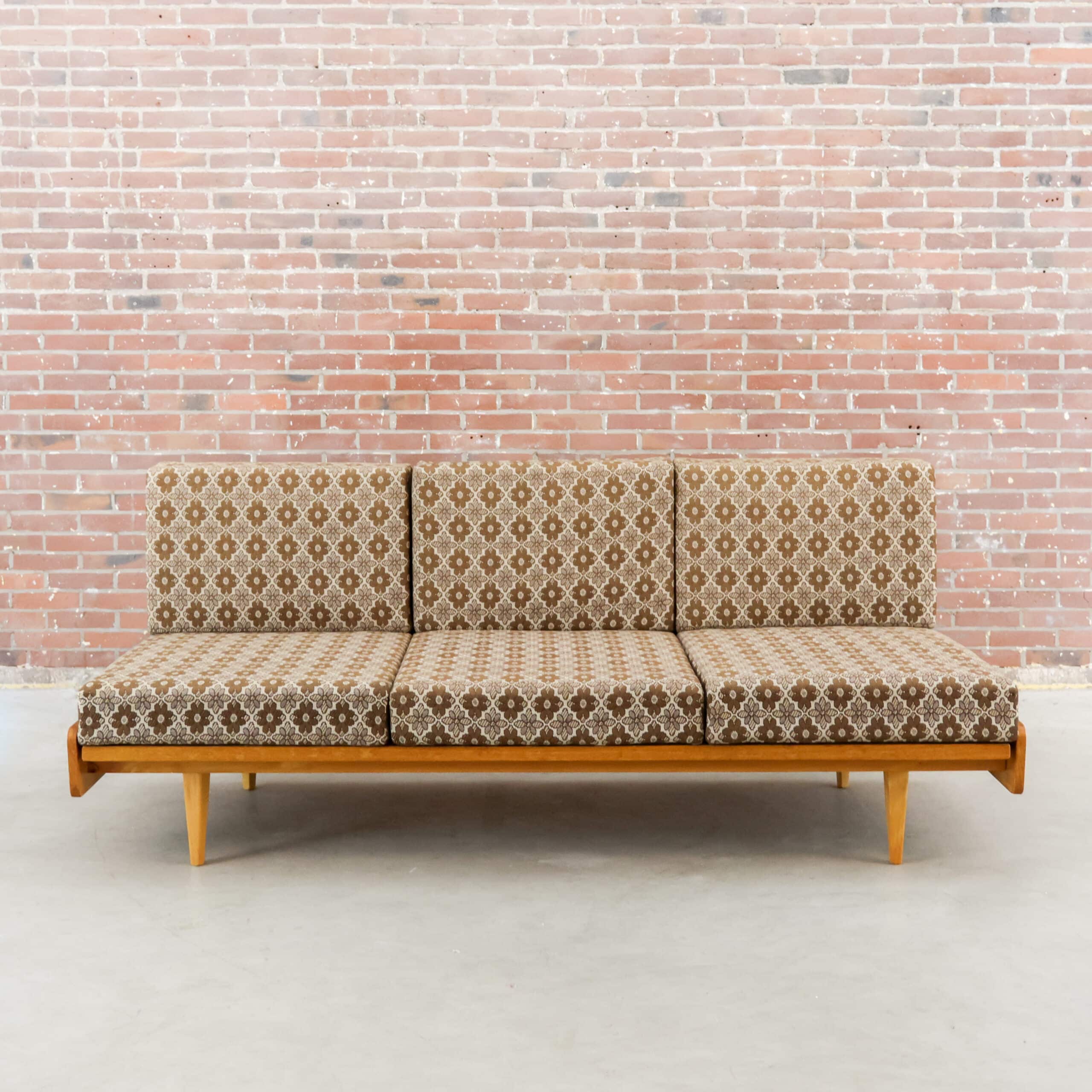 Mid century daybed / slaapbank - Afbeelding 2