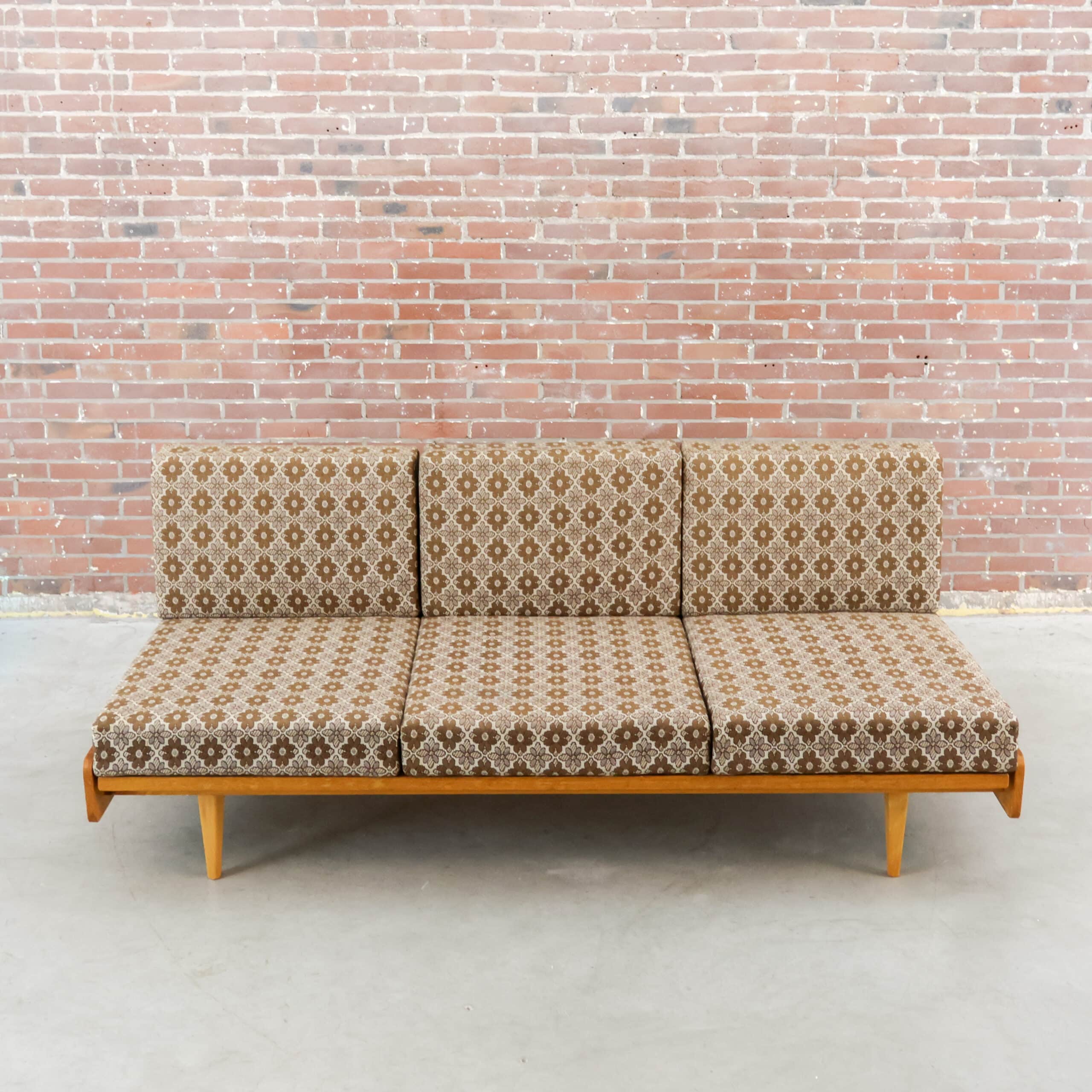 Mid century daybed / slaapbank - Afbeelding 3