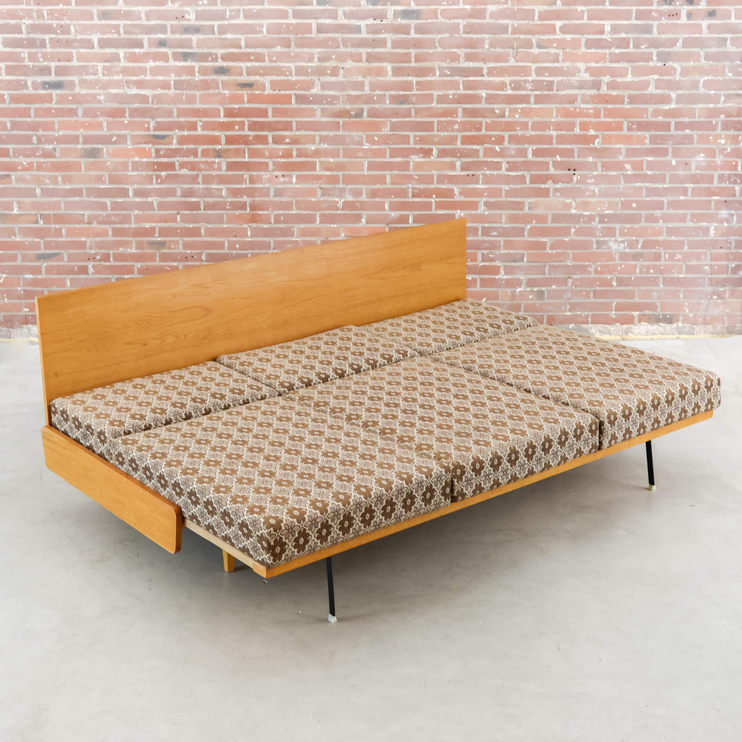 Mid century daybed / slaapbank - Afbeelding 7