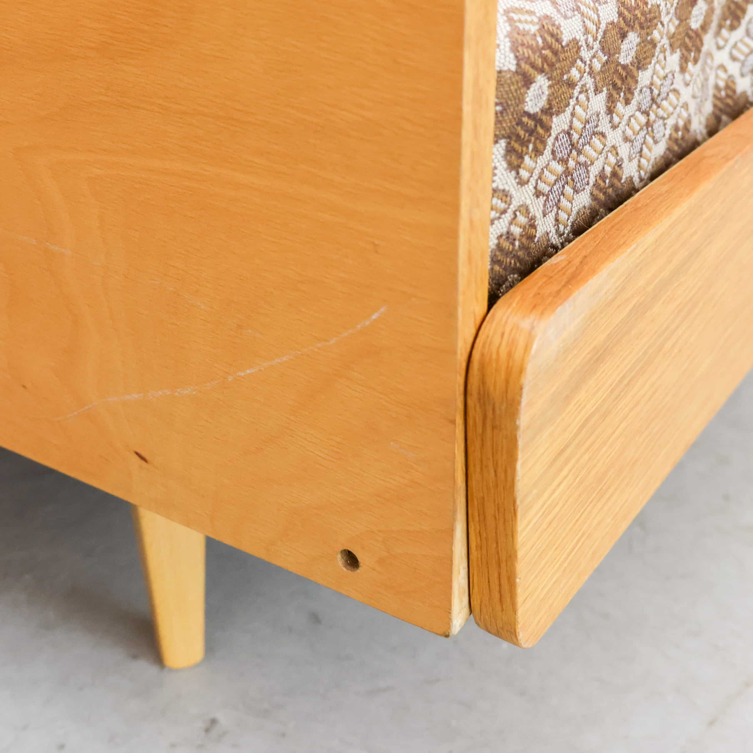 Mid century daybed / slaapbank - Afbeelding 12