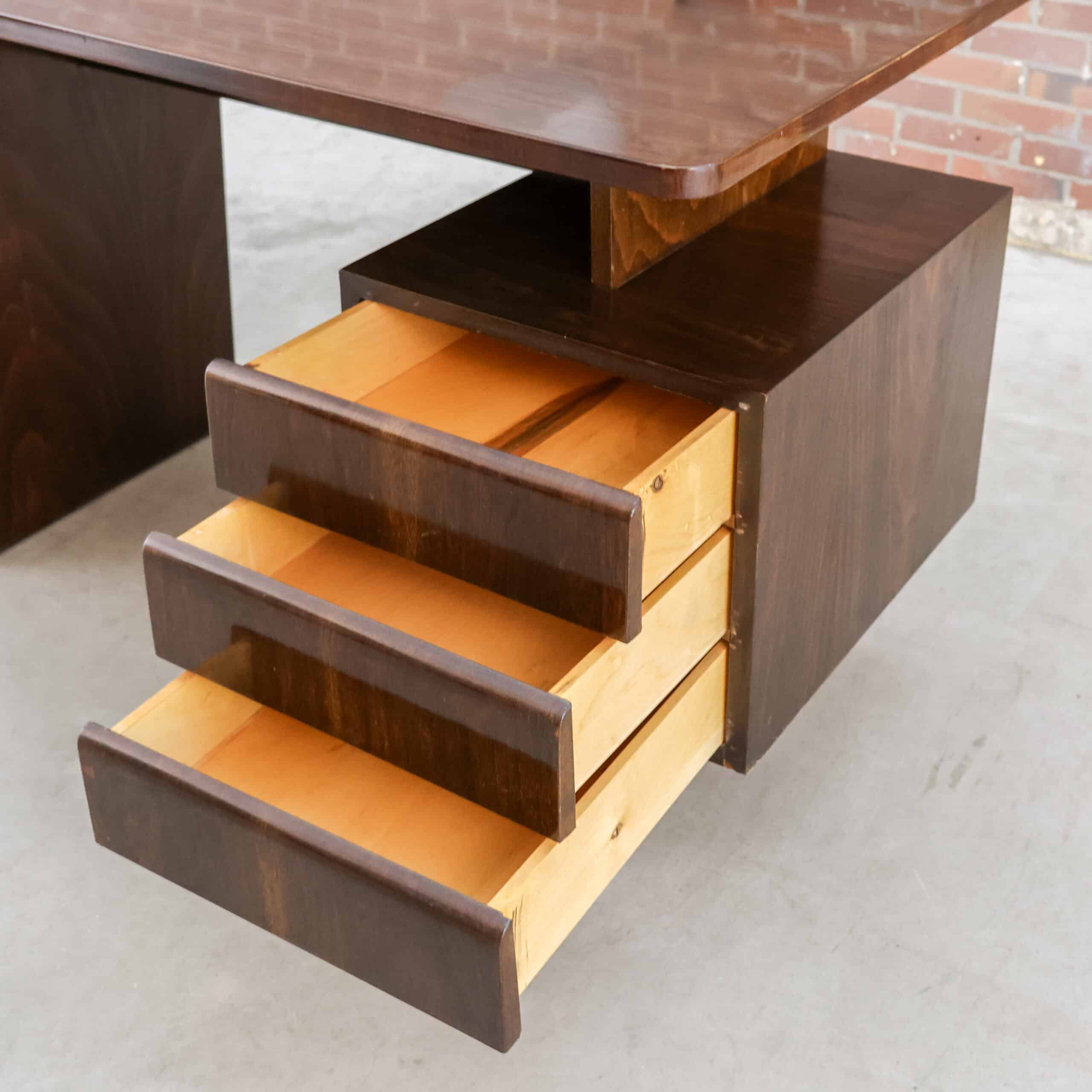 Vintage bureau - Bohumil Landsman - Afbeelding 6