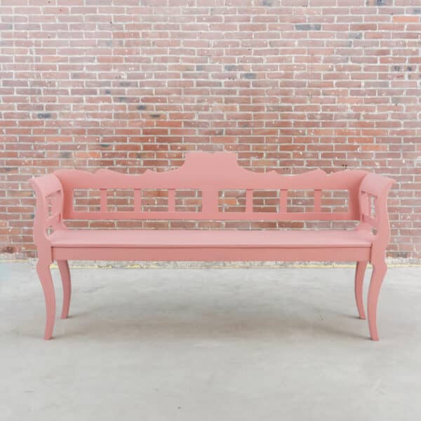 Brocante houten bank