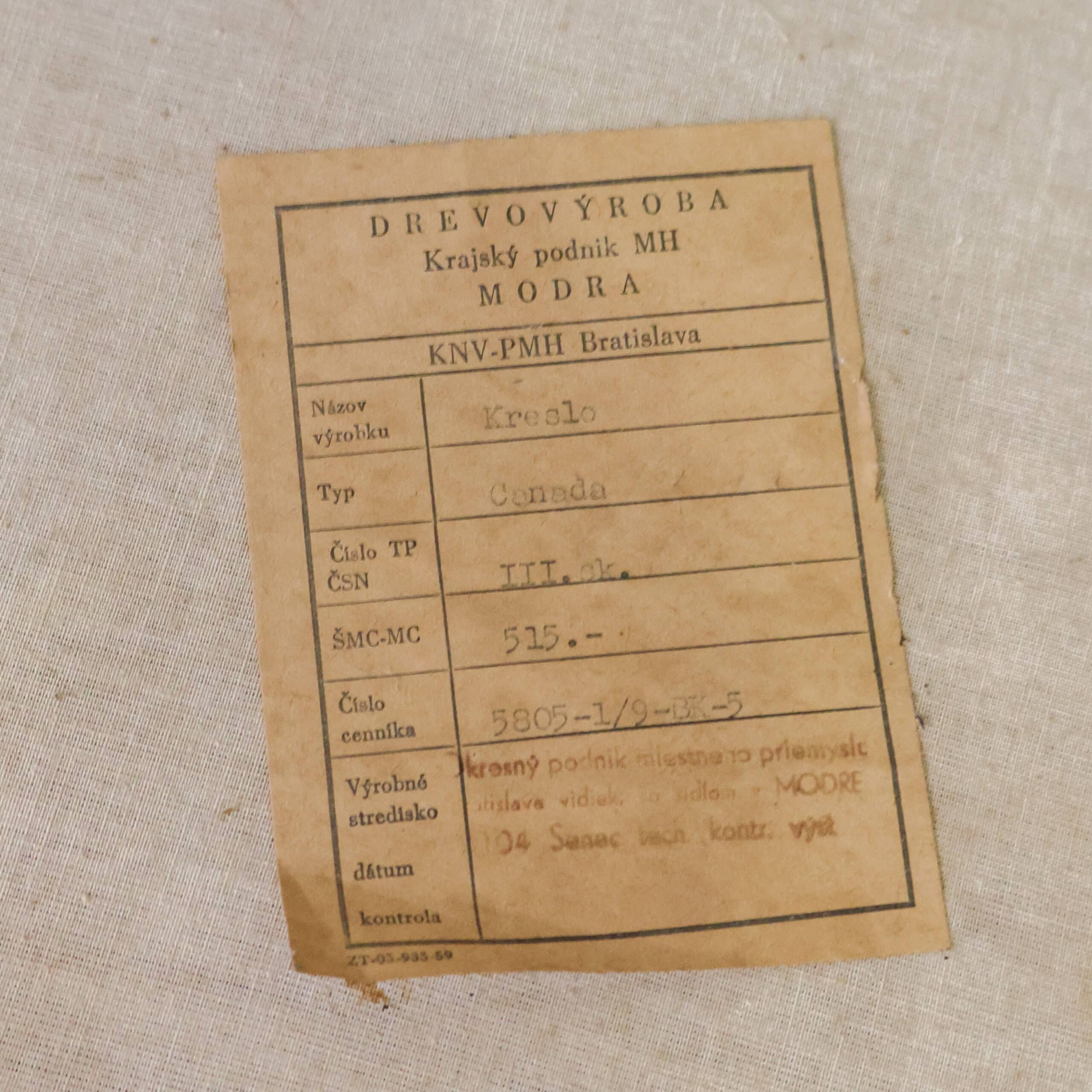 Vintage fauteuils - Drevovýroba Modra - Afbeelding 13