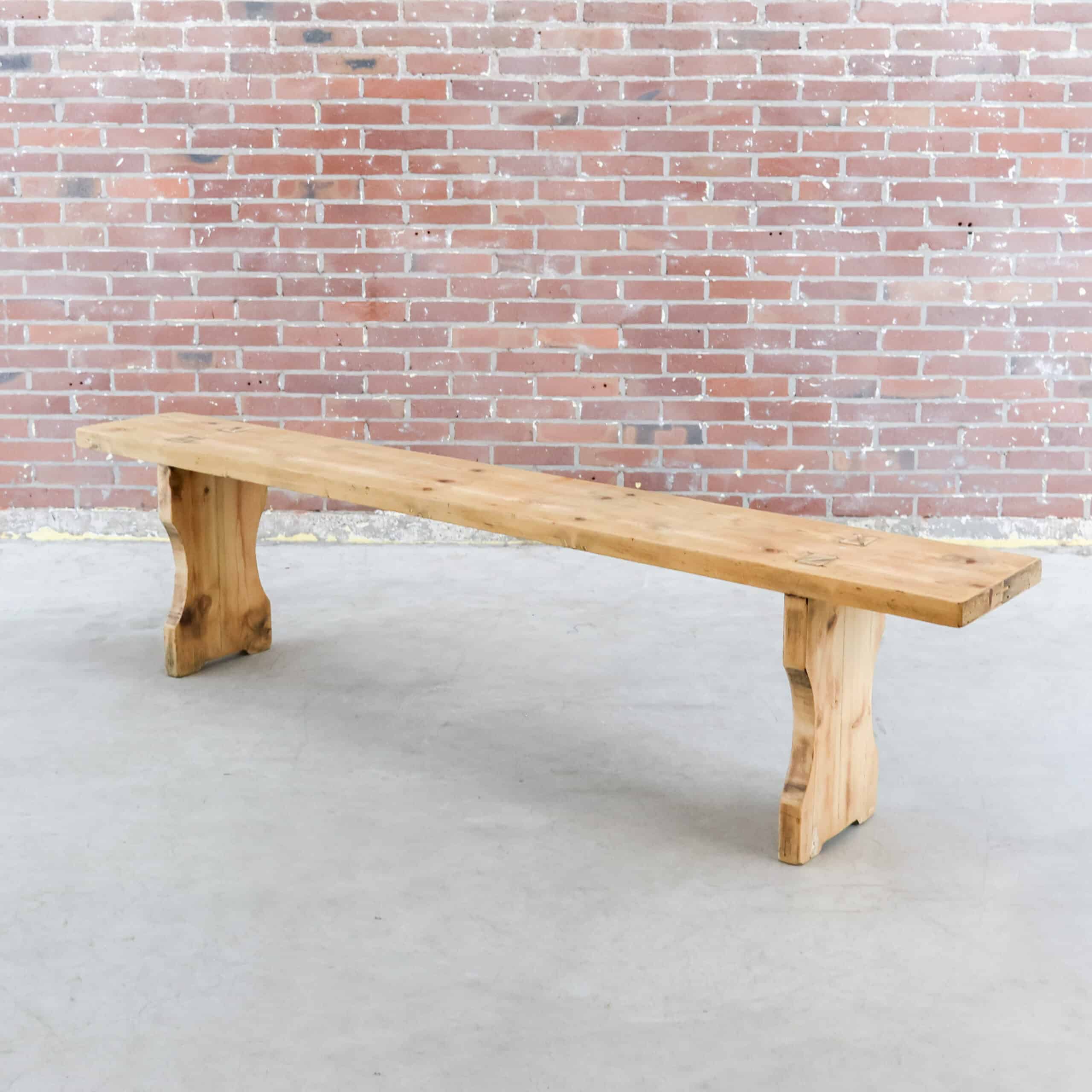 Brocante bankje