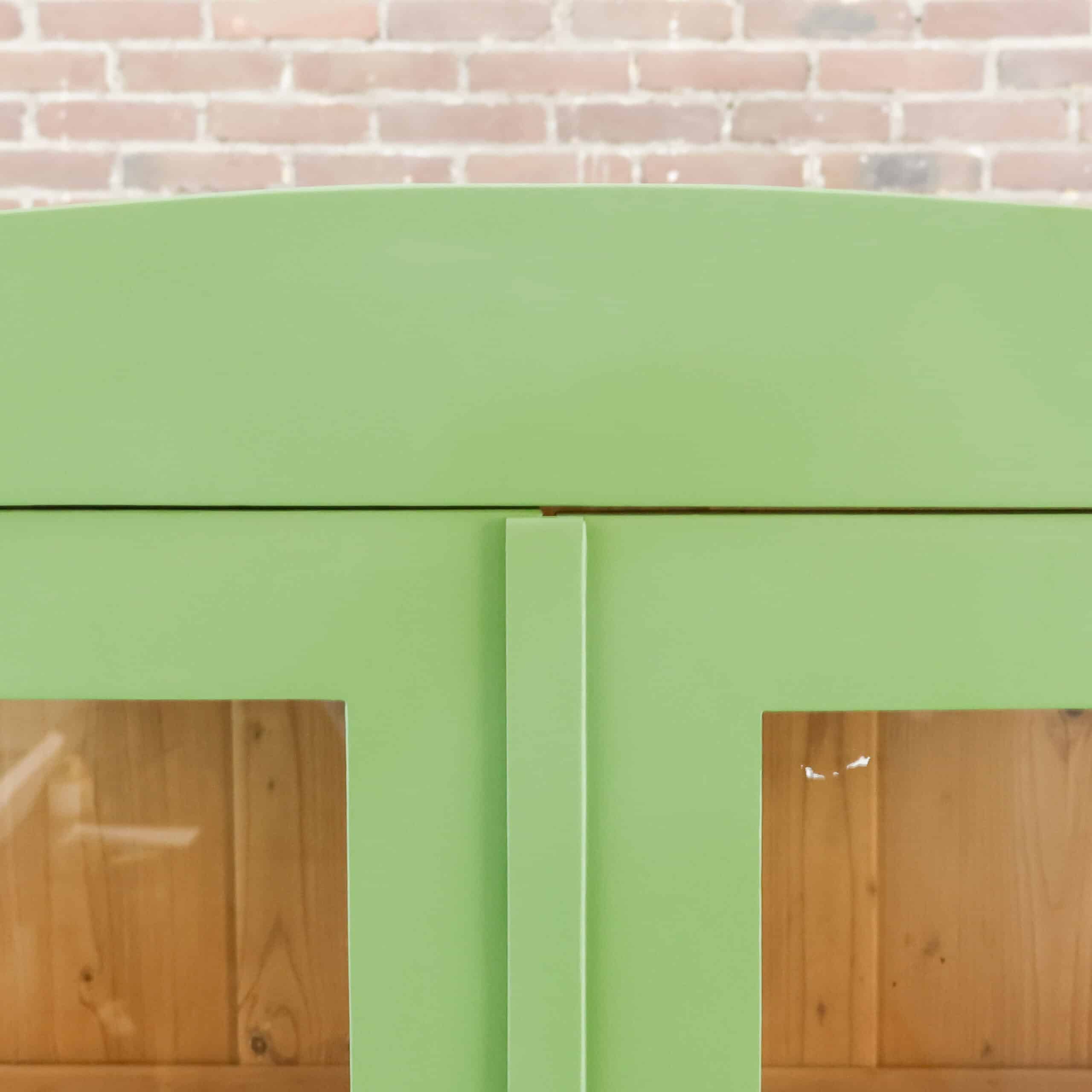 Groene vitrinekast - Afbeelding 4
