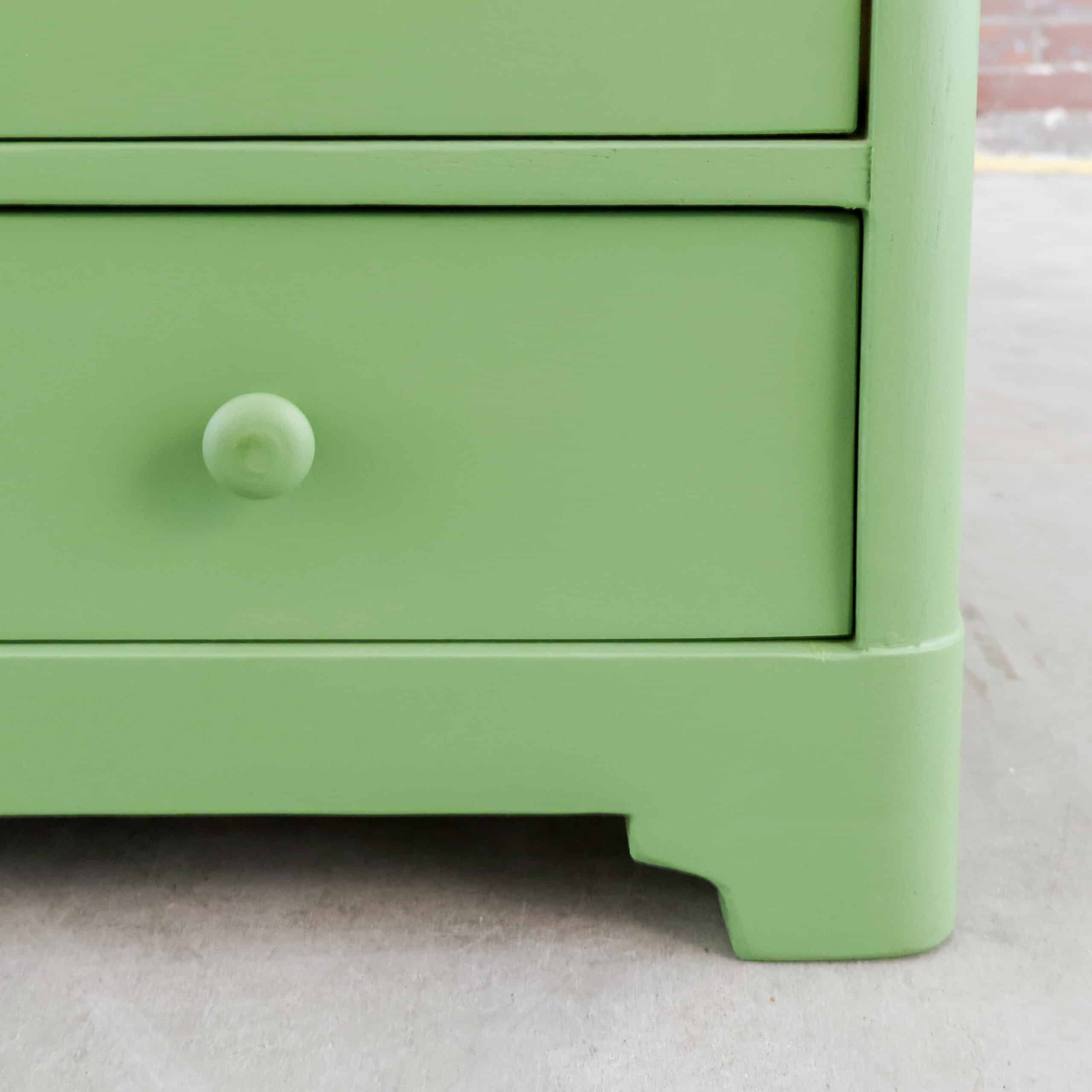 Groene vitrinekast - Afbeelding 8