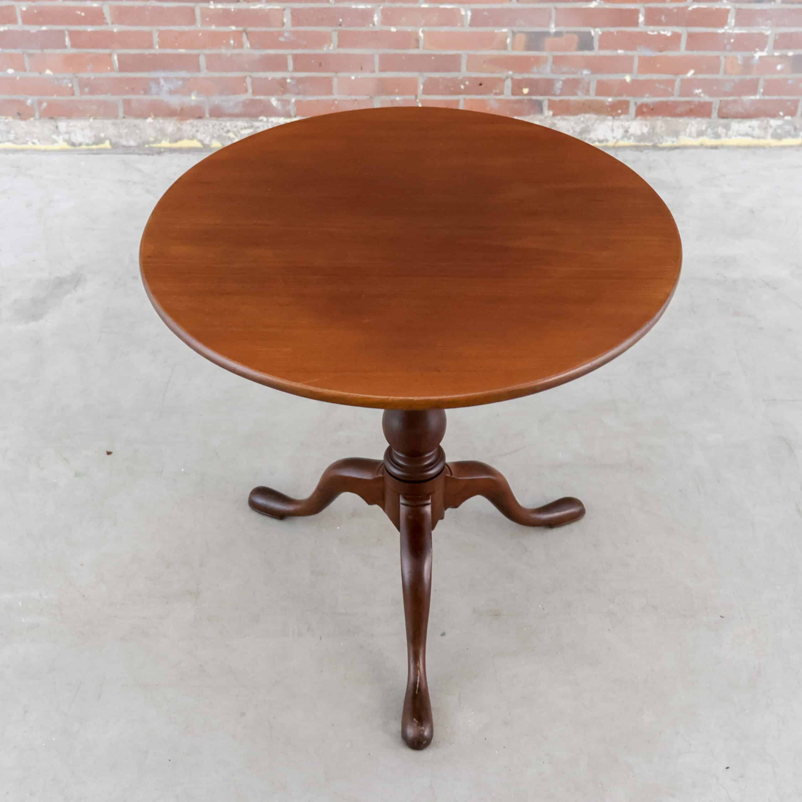 Antieke Engelse tilt-top tafel - Afbeelding 5