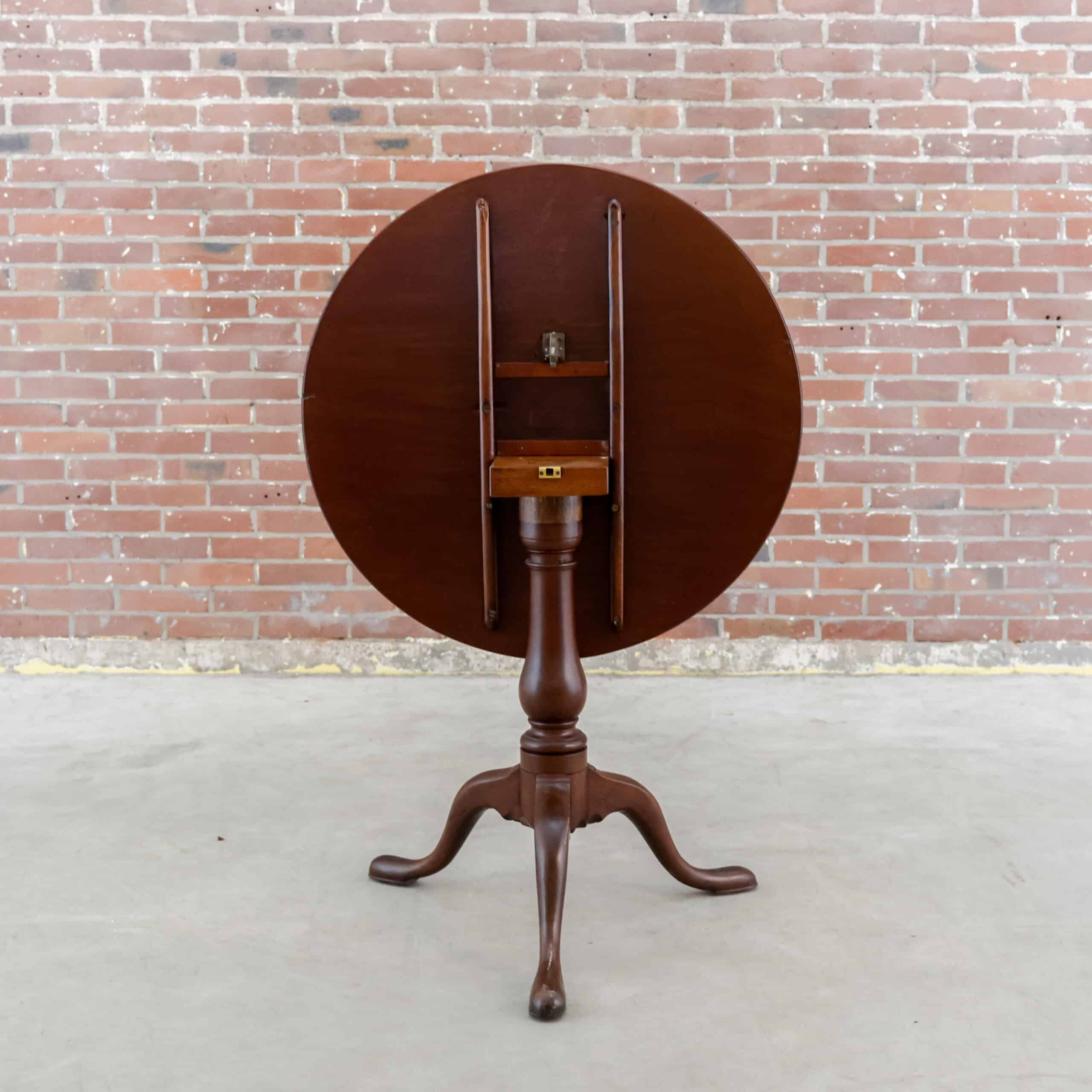 Antieke Engelse tilt-top tafel - Afbeelding 2