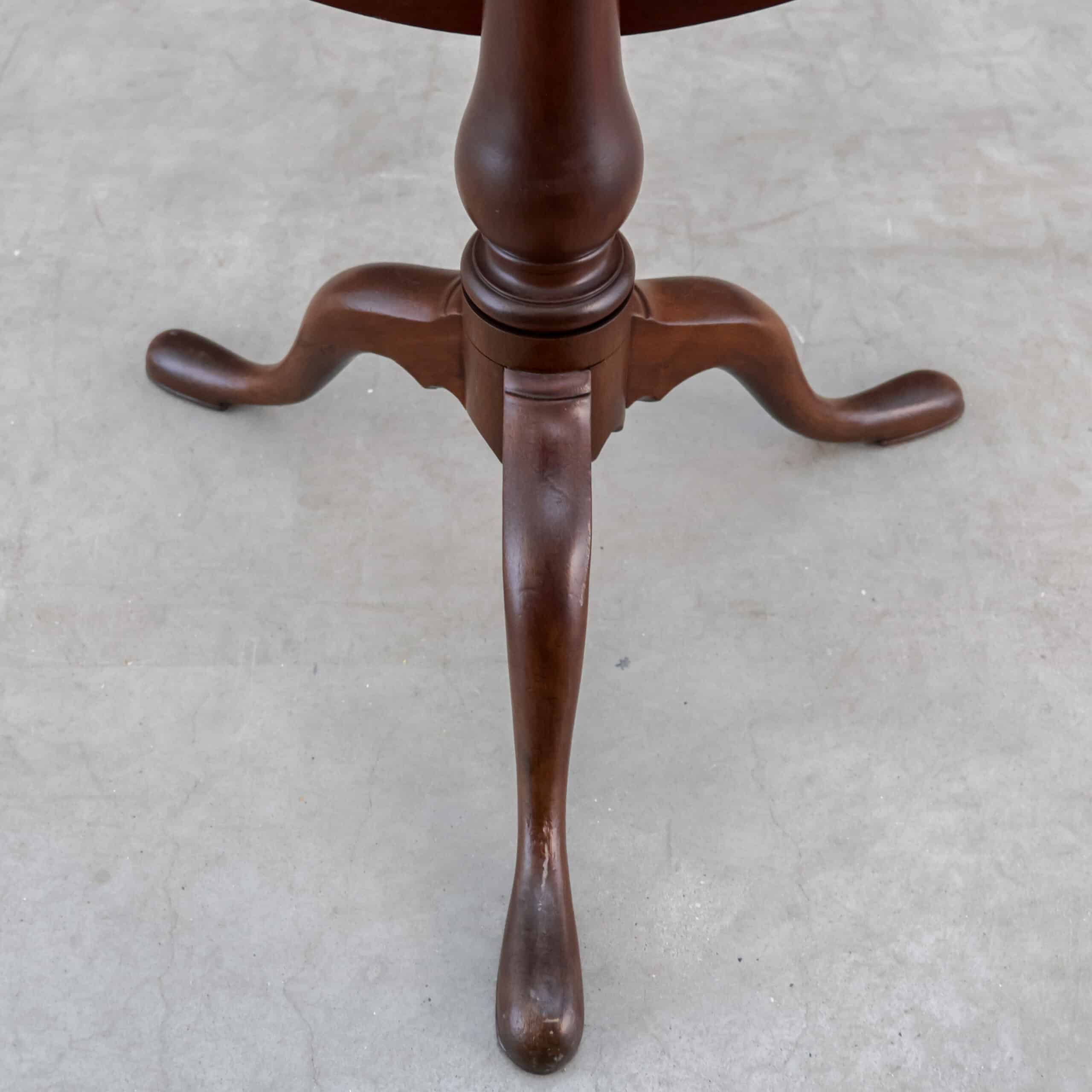 Antieke Engelse tilt-top tafel - Afbeelding 9