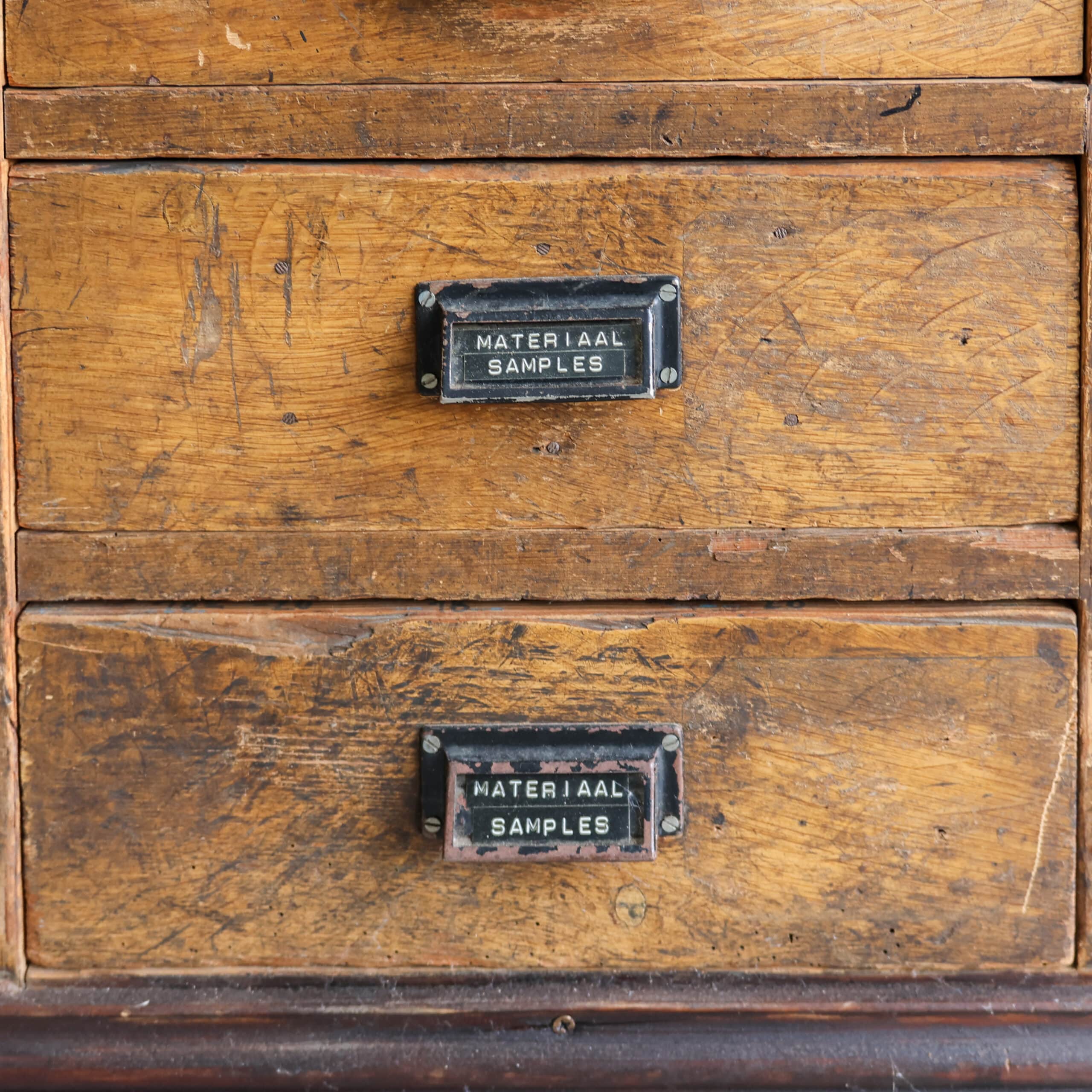 Authentieke apothekers/archiefkast - 4,5 meter - Afbeelding 12