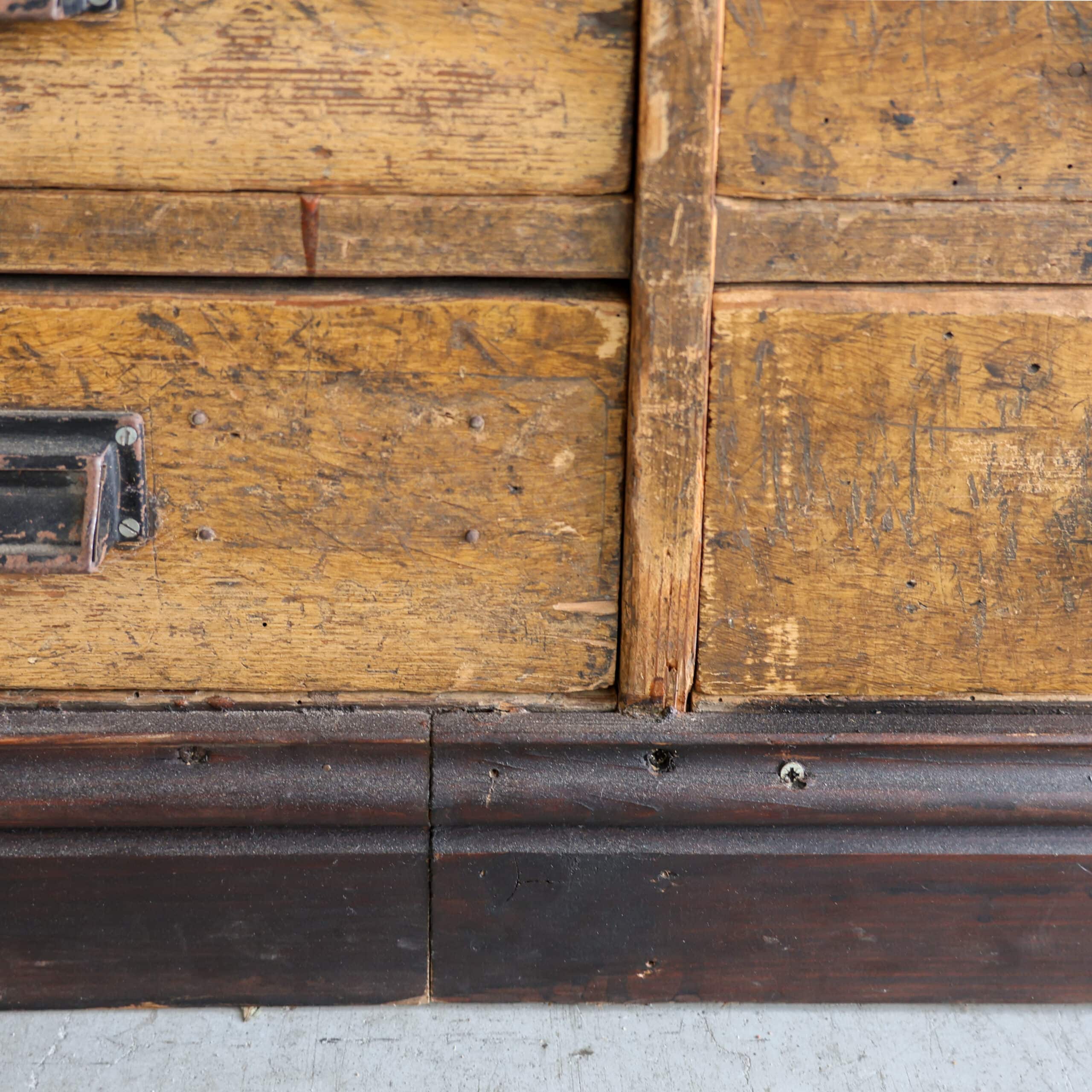 Authentieke apothekers/archiefkast - 4,5 meter - Afbeelding 14