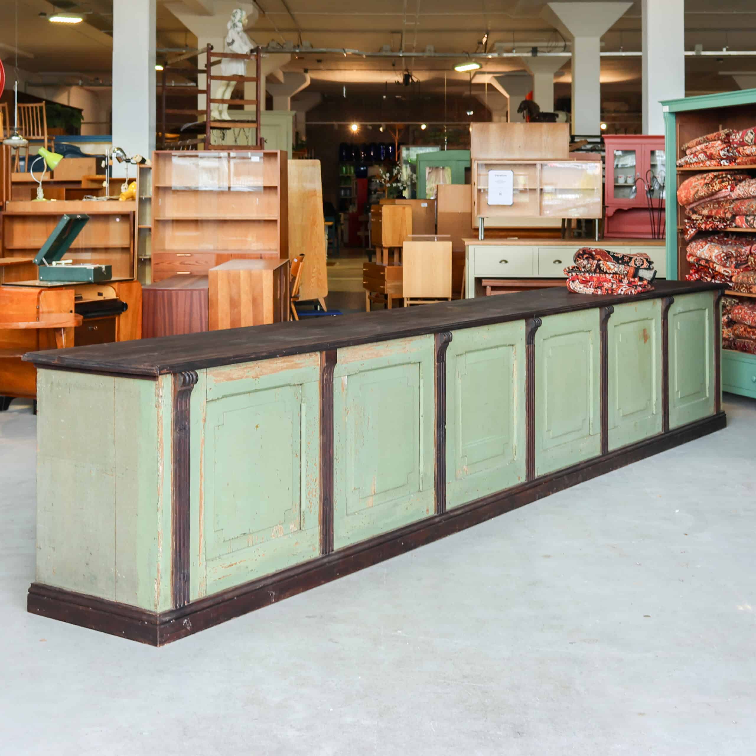 Authentieke apothekers/archiefkast - 4,5 meter - Afbeelding 18