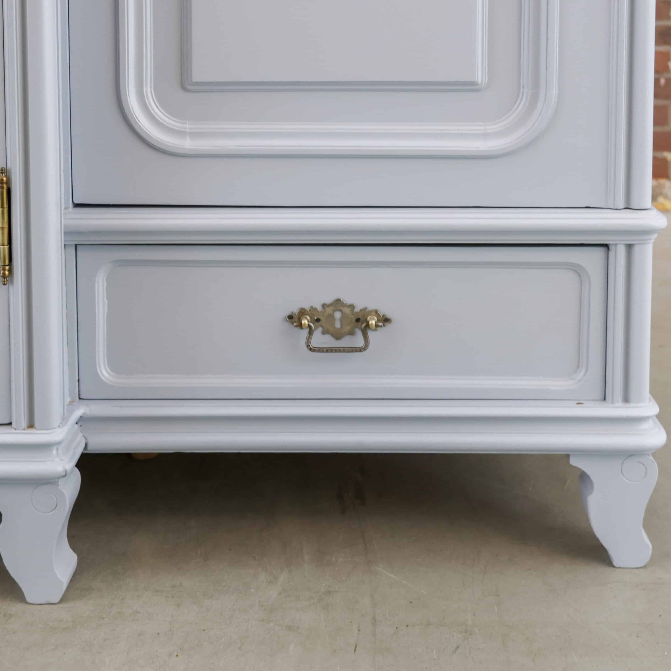 Brocante driedeurs kast - Afbeelding 7