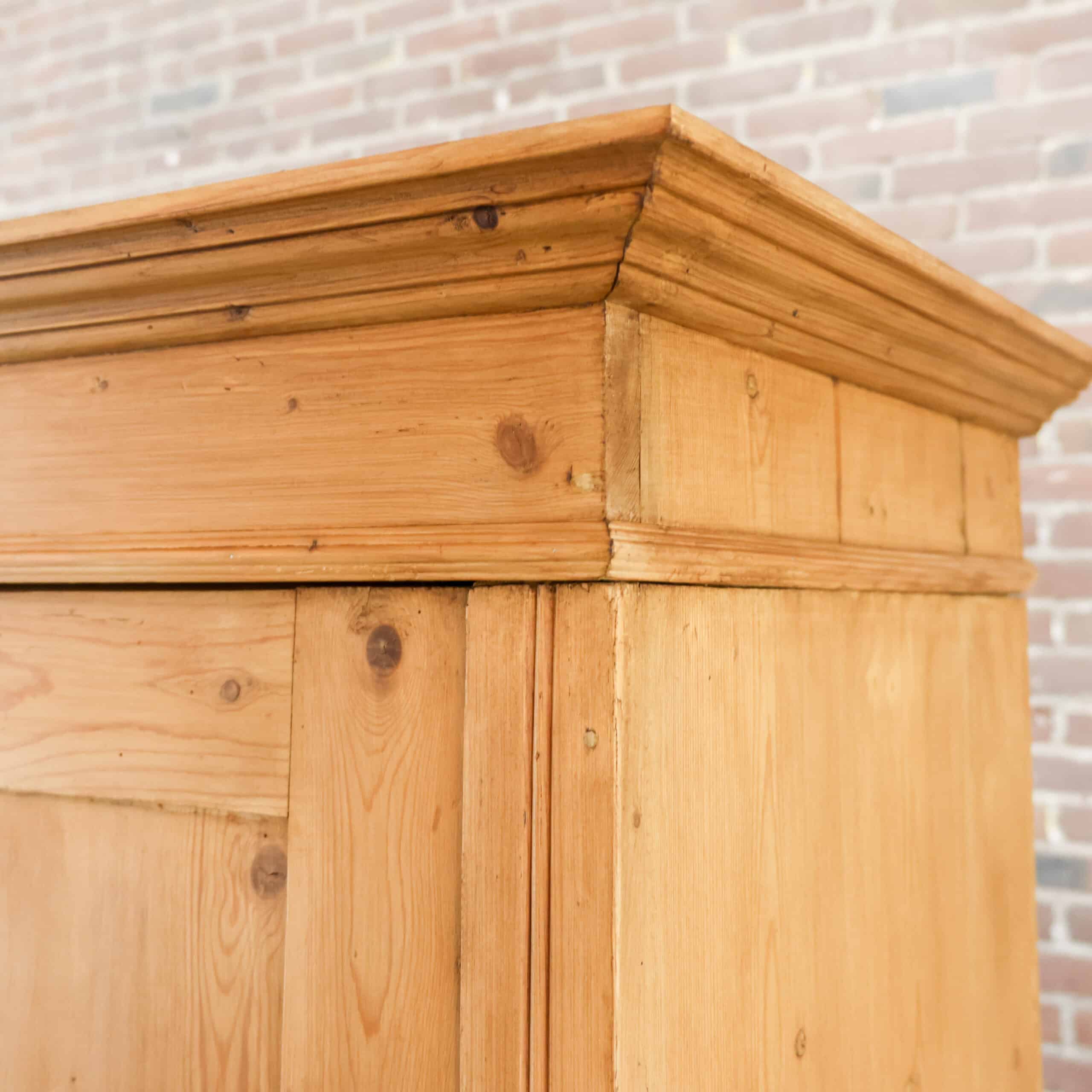 Grenen kledingkast - demontabel - Afbeelding 7
