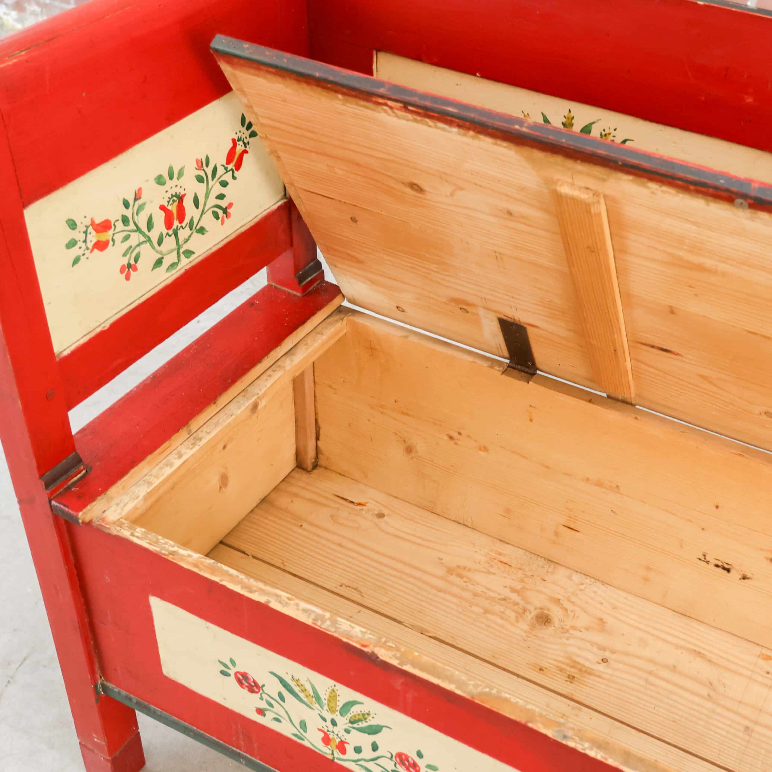 Traditioneel handbeschilderde klepbank – Bild 3