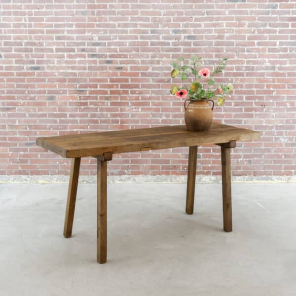 Houten slachttafel