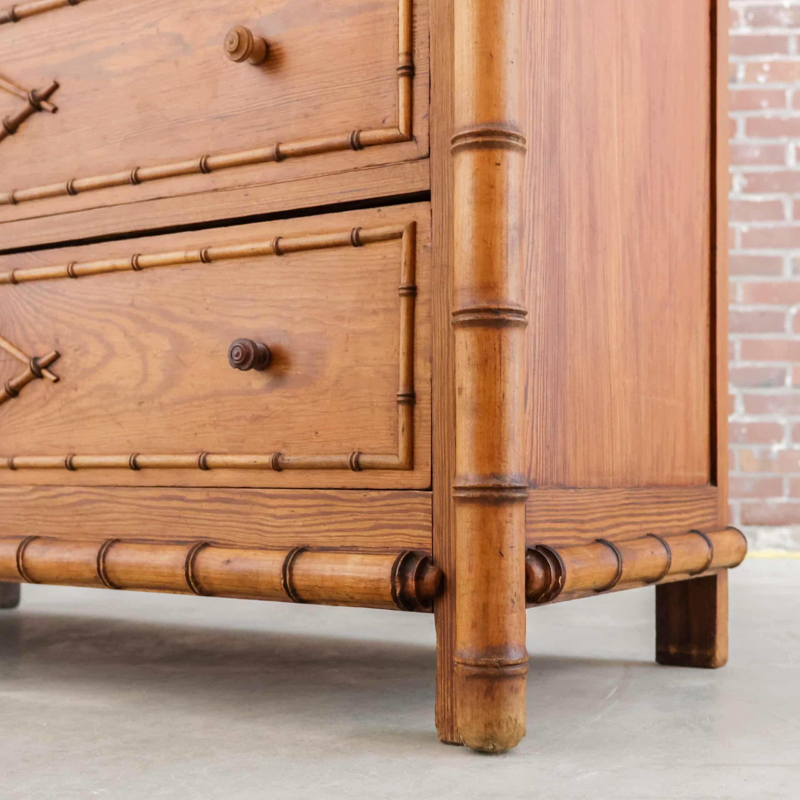 Faux Bamboo ladekast - Afbeelding 14