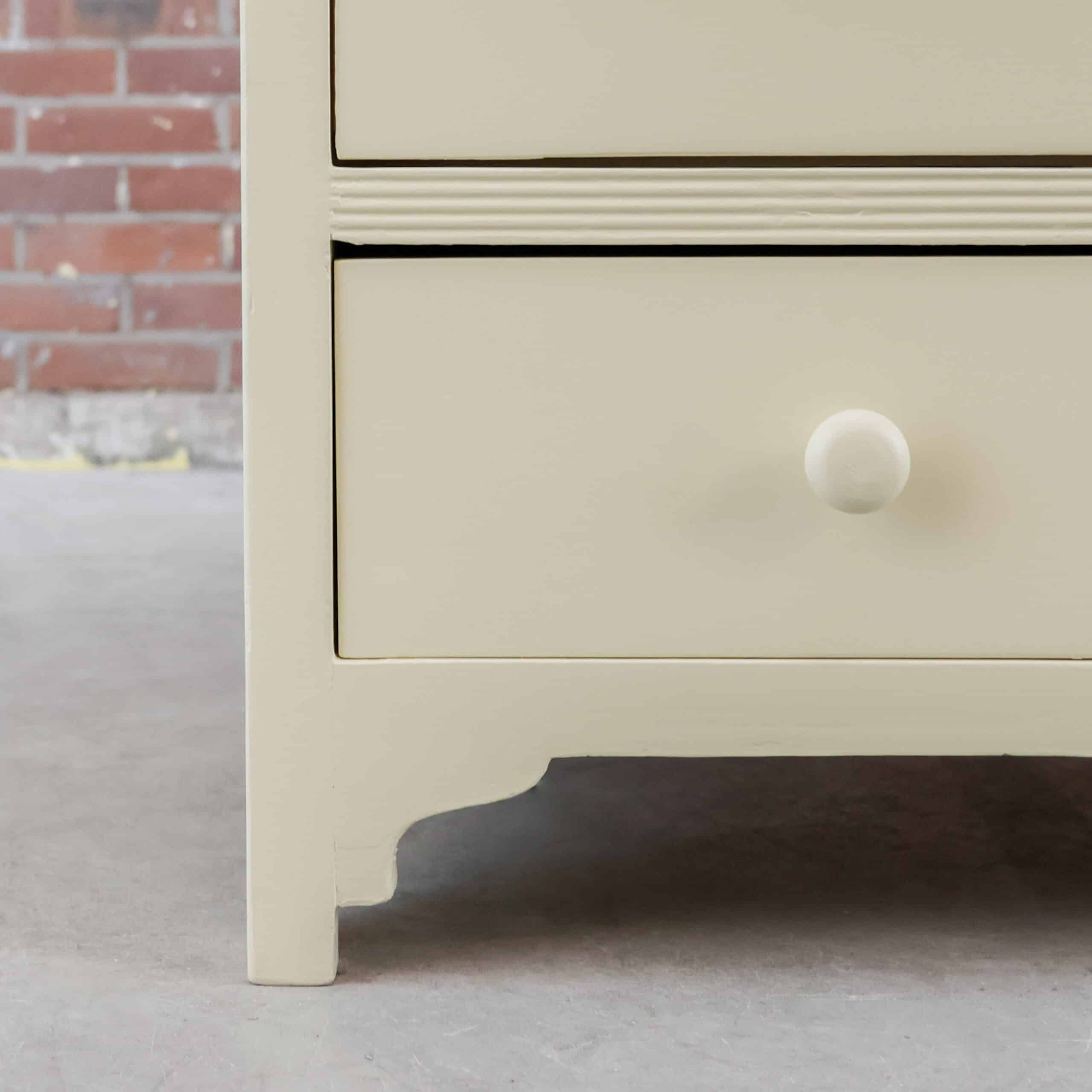 Brocante crème vitrinekast – Bild 7