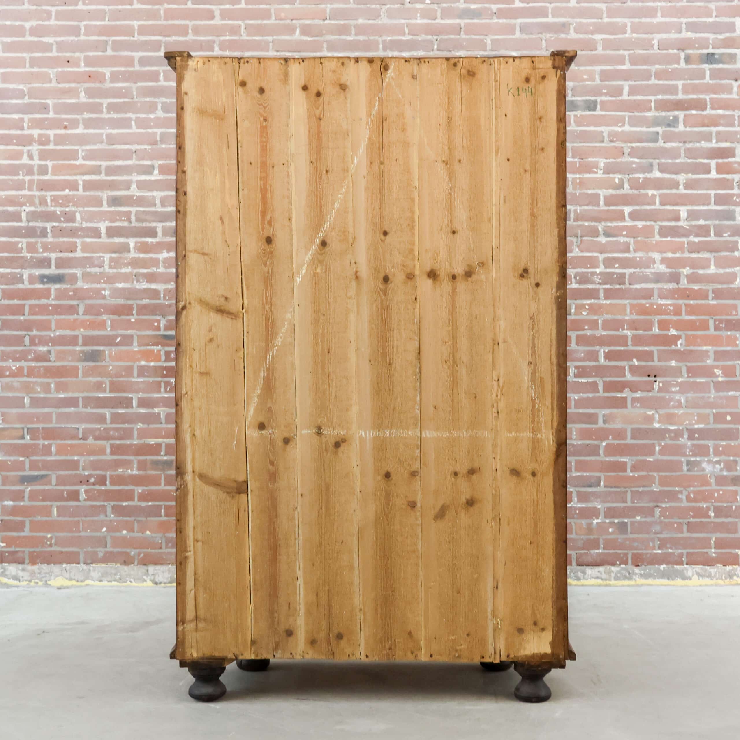 Antieke eendeurs kast - Afbeelding 9