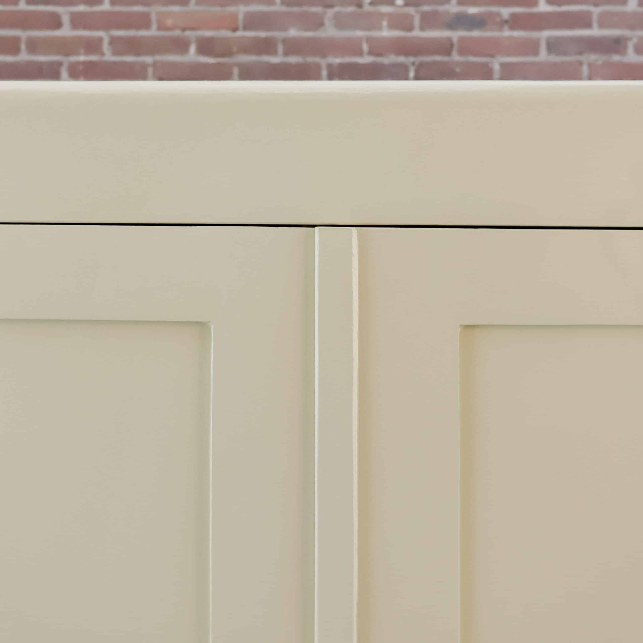 Brocante crème linnenkast - Afbeelding 2