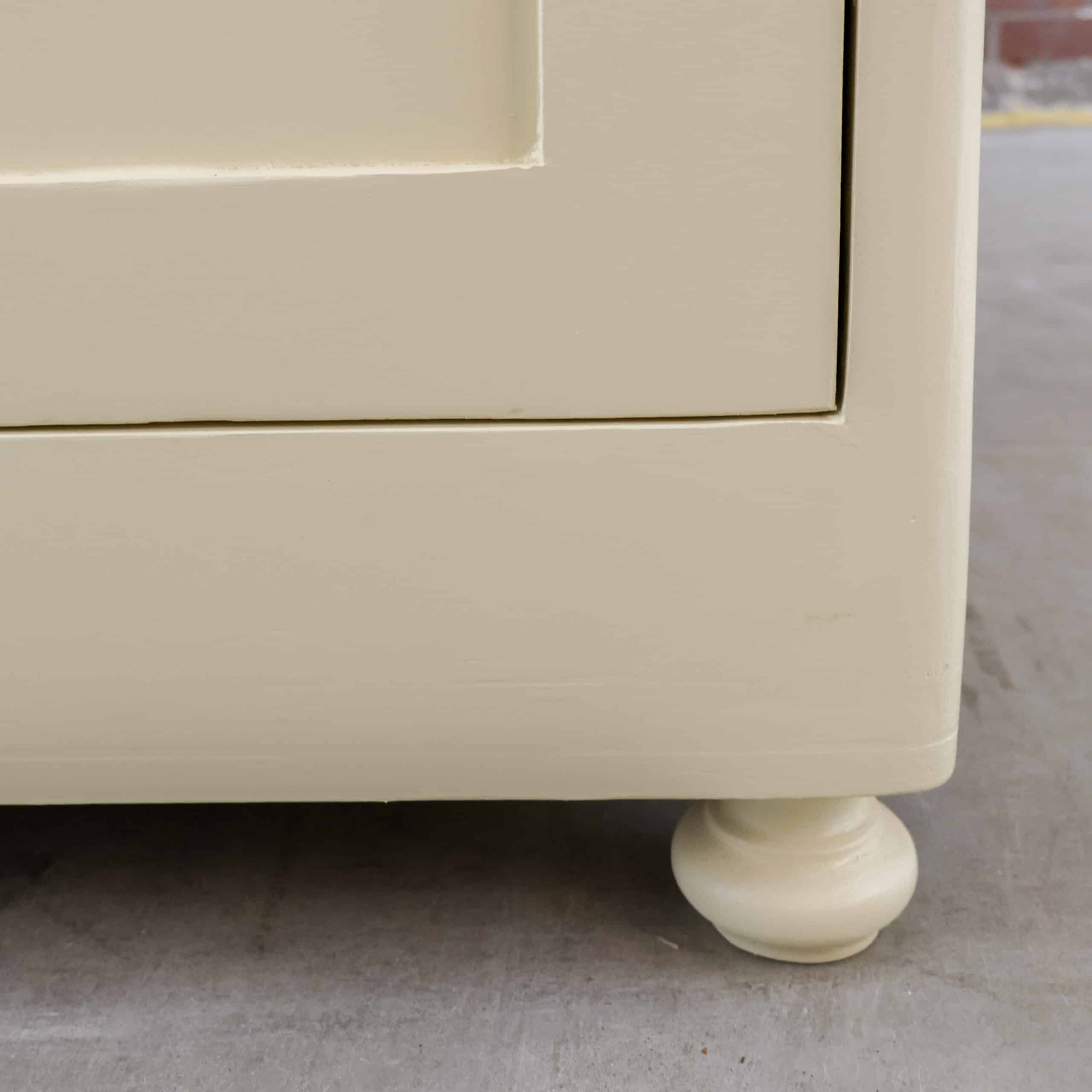 Brocante crème linnenkast - Afbeelding 5