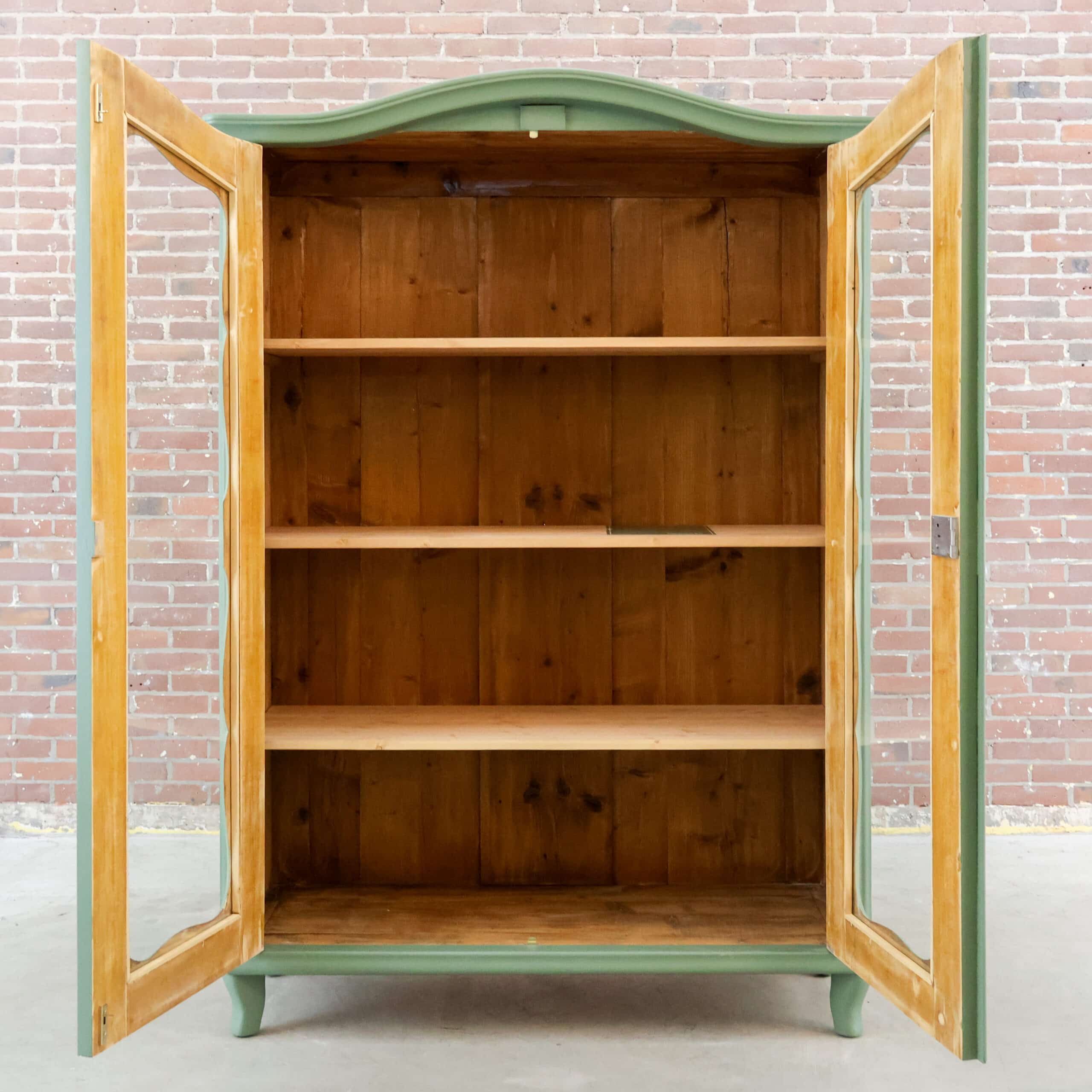 Brocante vitrinekast - Afbeelding 2
